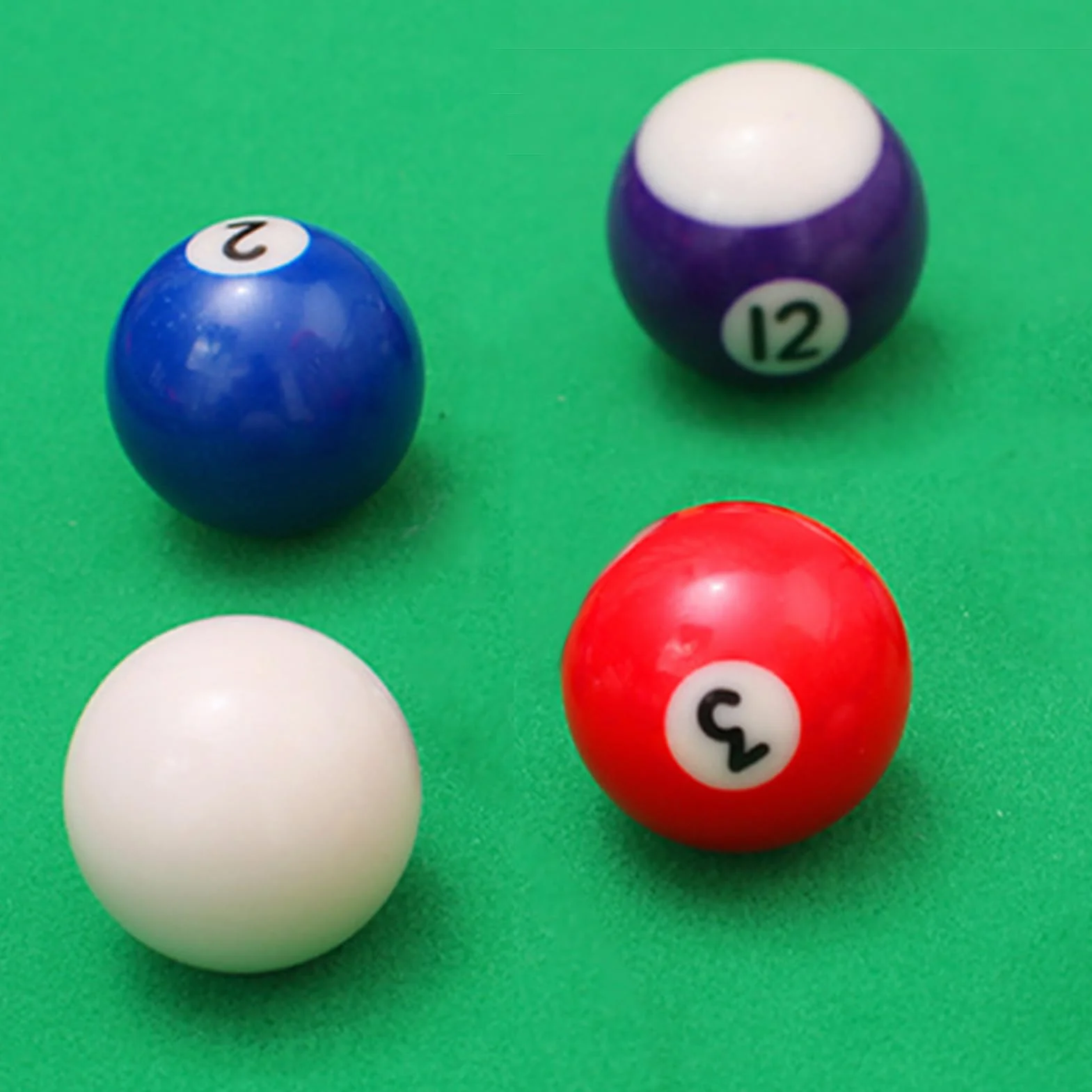 Bolas de Billar 16 Piezas Juego Portátil para Niños Mesa Interior y Exterior
