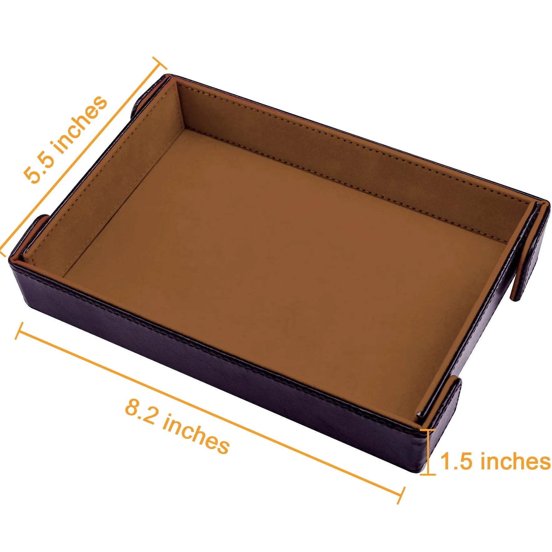 SIQUK Tablero de Dados Magnético Bandeja de Dados Rectangular Tablero de Dados Plegable Dice Tray para DND RPG, Camello