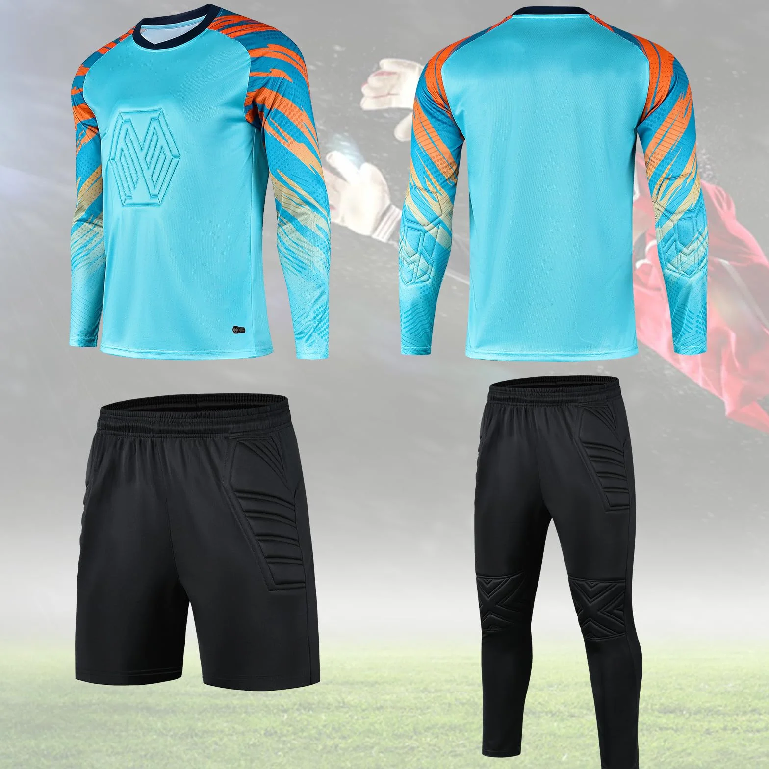 Camiseta de Portero de Fútbol Personalizable + Pantalón Corto