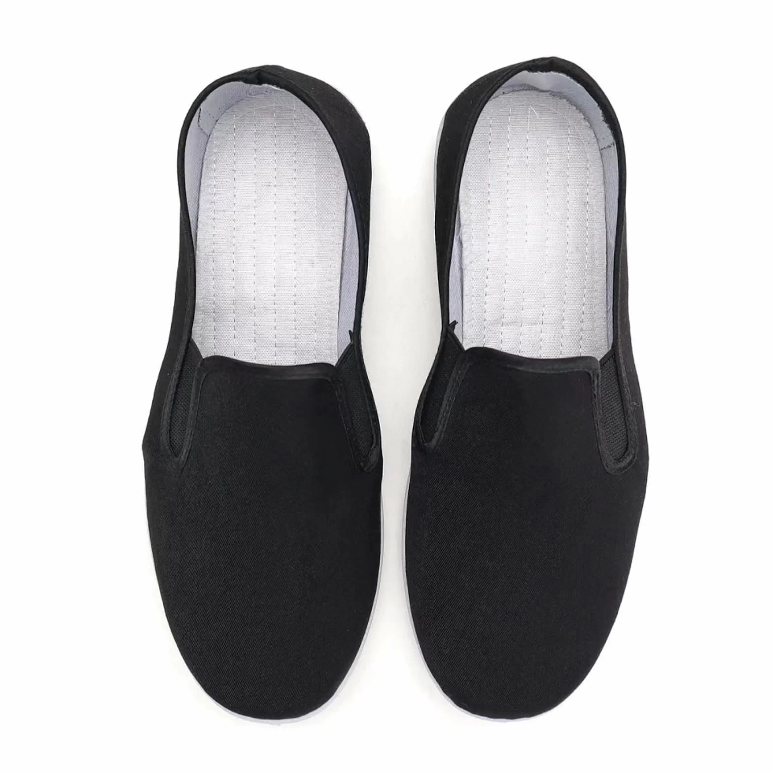 Zapatos de Tai Chi, Zapatos de Kung Fu de Lona, Zapatos de Artes Marciales de Beijing, Suela de Goma Negra