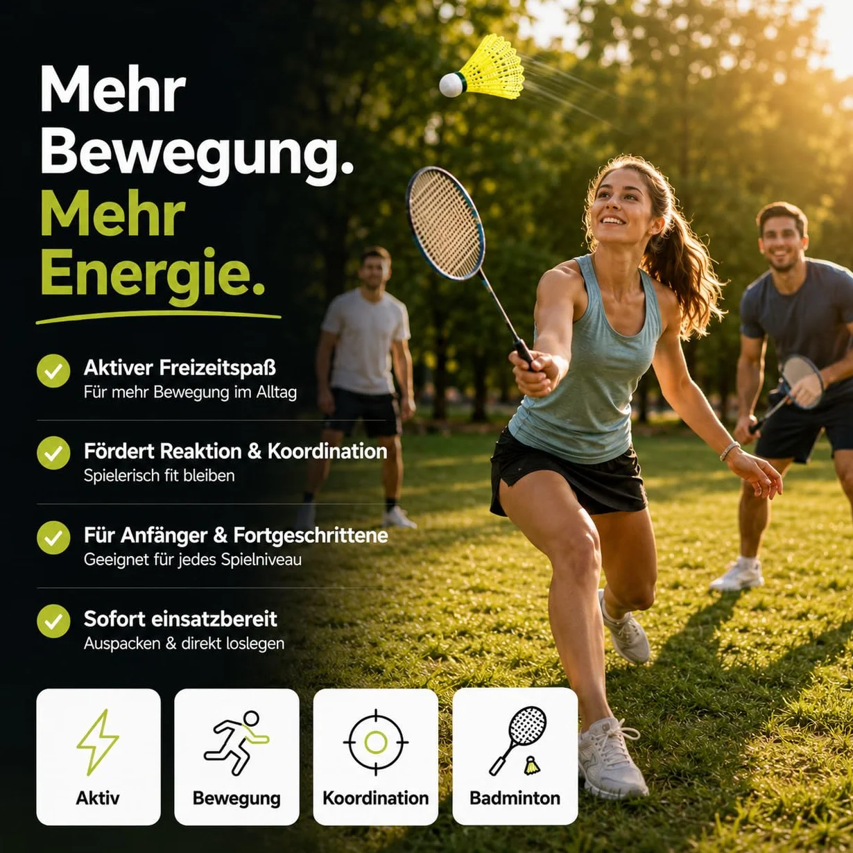 TK Gruppe Timo Klingler Bolas de bádminton Amarillas para Entrenamiento y competición