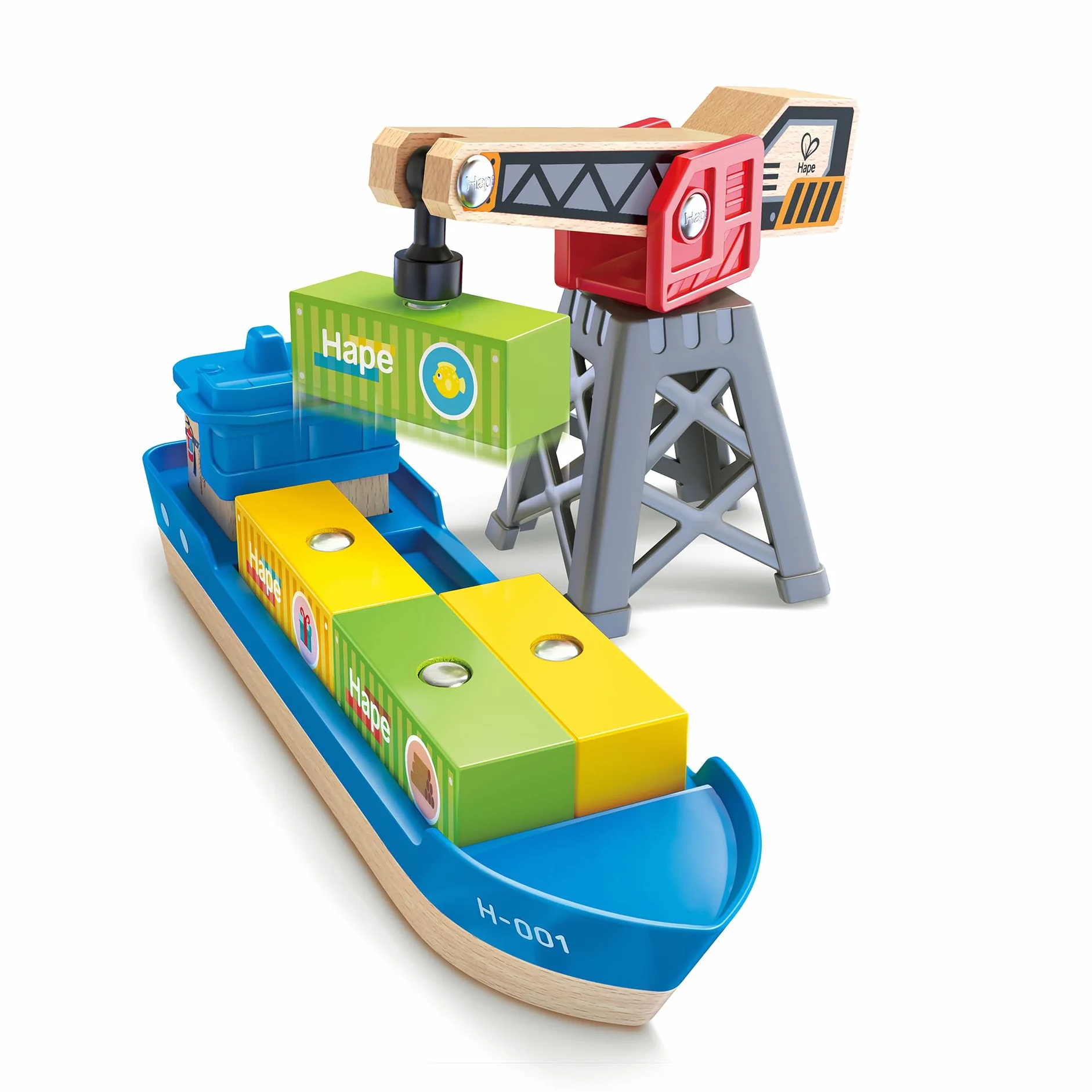 Hape Buque de Carga y grúa
