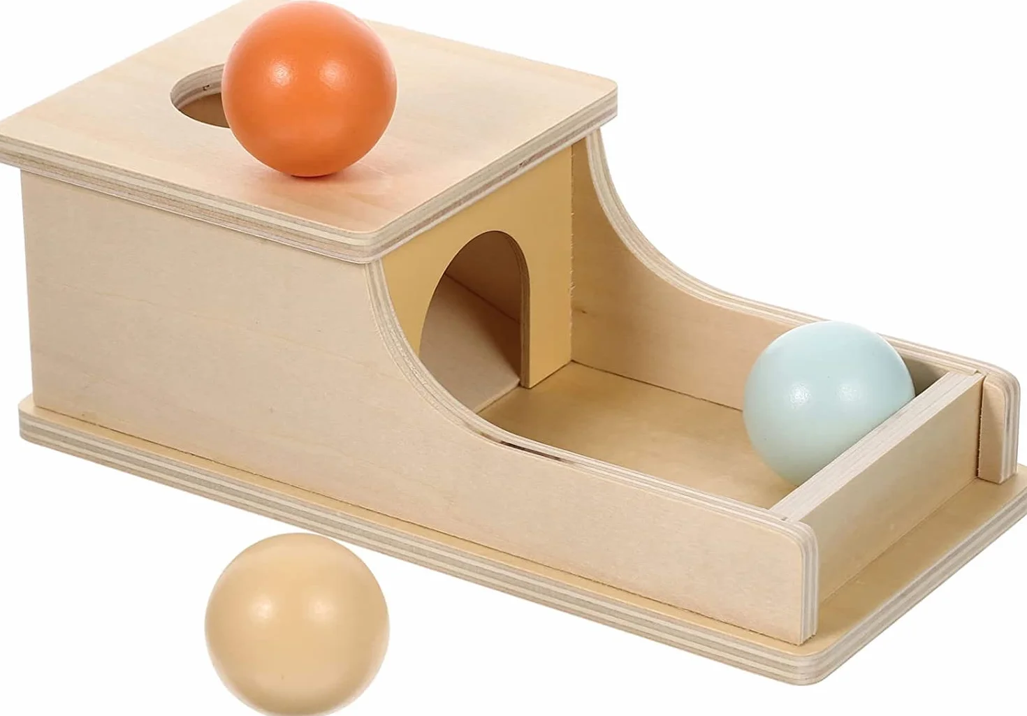 YAANI Caja de permanencia de objetos y juguetes para bebés de 6 a 12 meses, juguetes Montessori para niños de 1 año, juguetes sensoriales y para niños, regalos para bebés