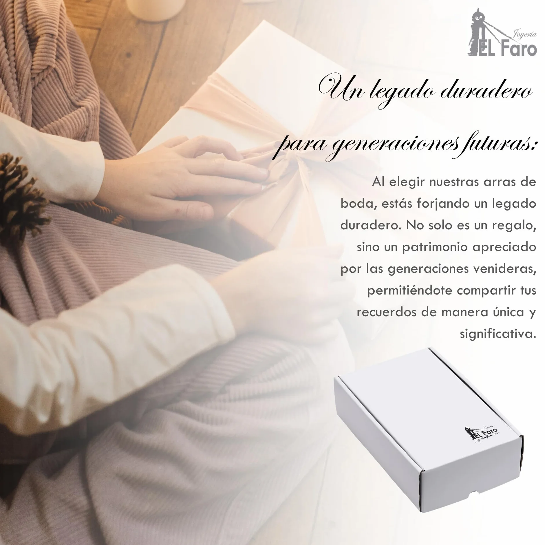 JOYERIA EL FARO | Arras de Boda | Arras Boda | Grabado Personalizado | Presentación en Estuche Premium | Un Regalo para Toda la Vida