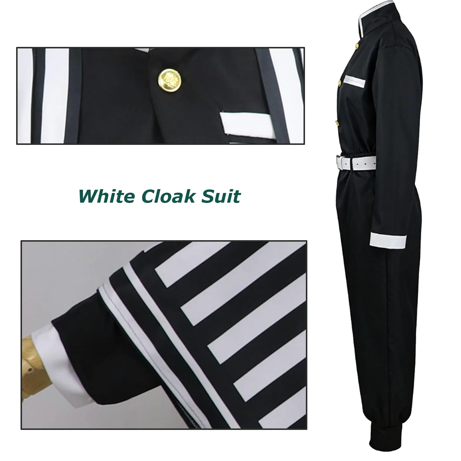 UZAIN Disfraz de cosplay de anime, kimonos, uniforme de Halloween