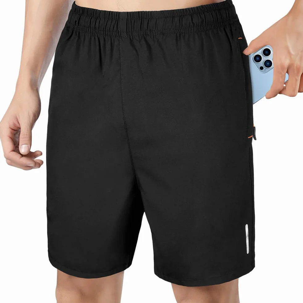 AUYAO Pantalones Cortos Hombre Deporte Running Secado Rápido Transpirables para Tenis Fitness