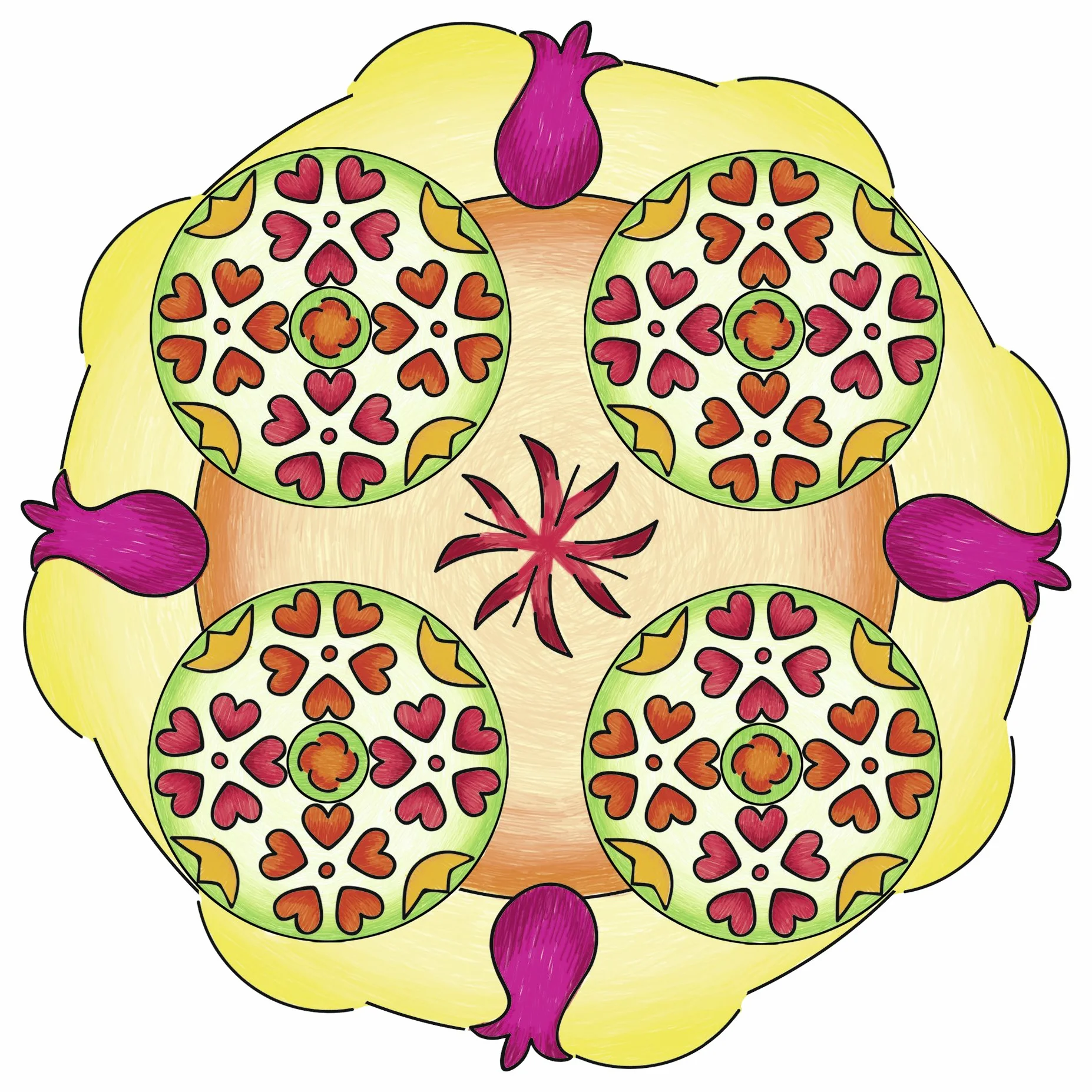 Ravensburger - 29809 - Pintura En el número - Flores y Mariposas 2 En 1 Mandala