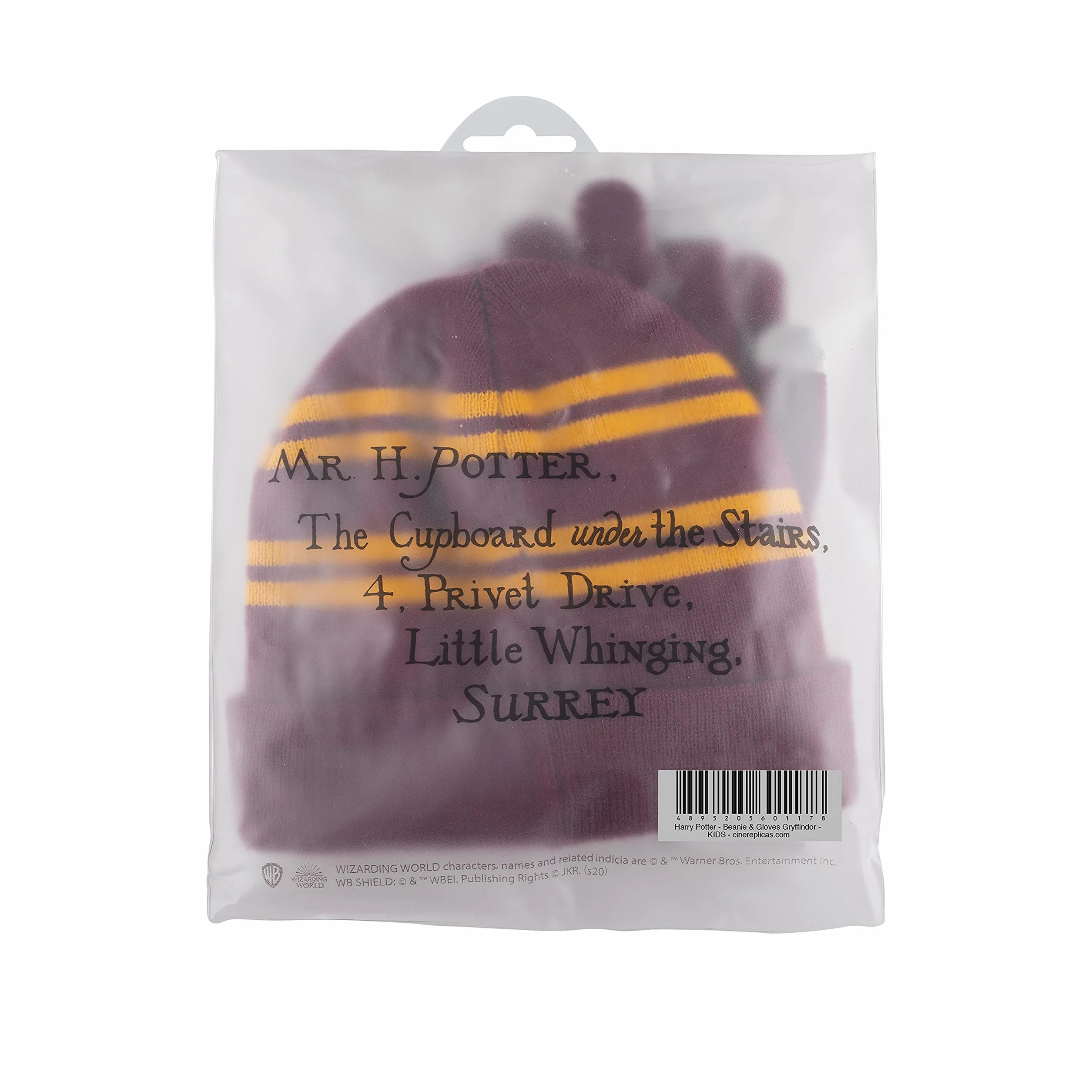 Harry Potter Juego de Gorro y Guantes para niños Licencia Oficial