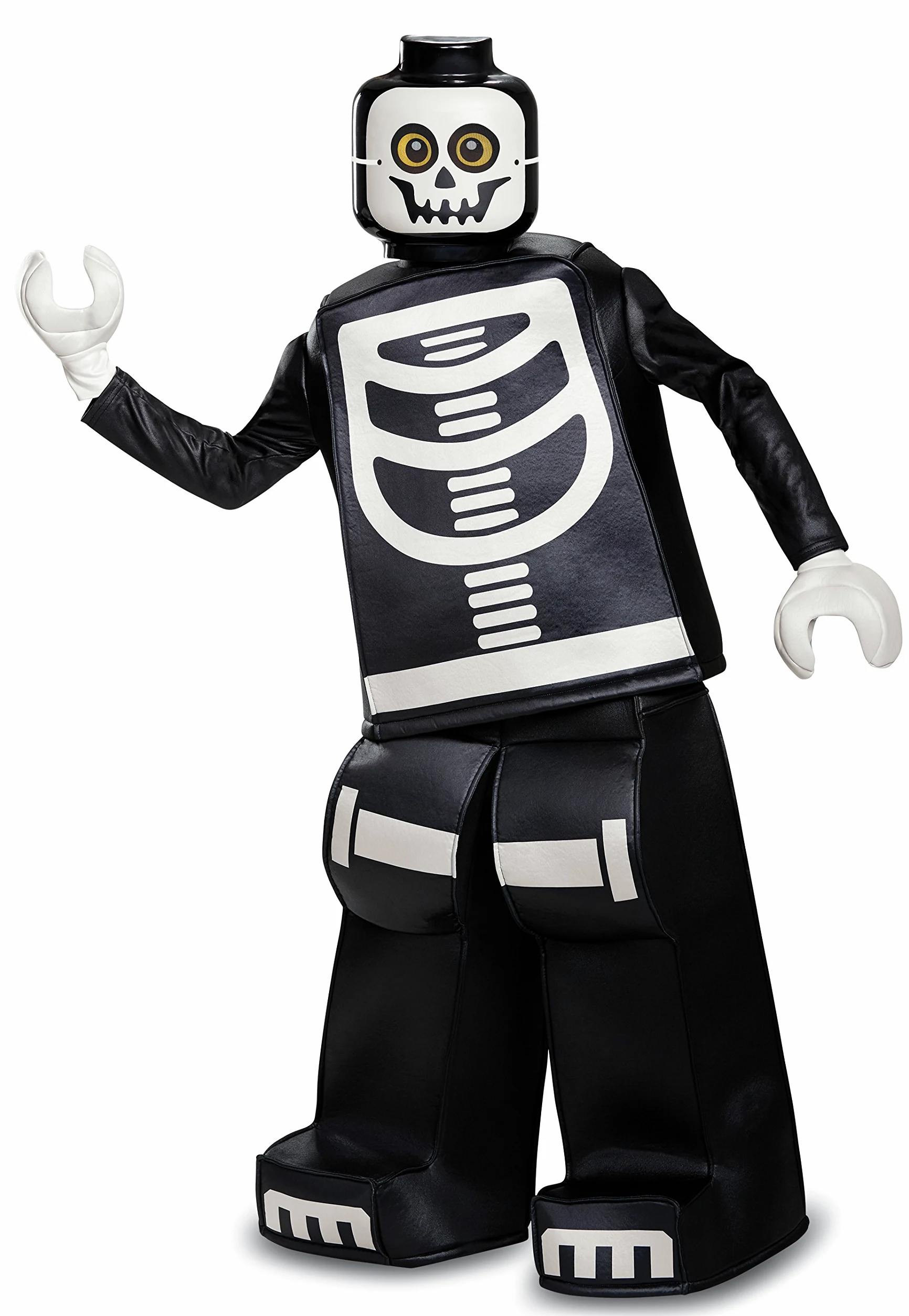 Disguise Lego - Disfraz de Esqueleto, Negro, S