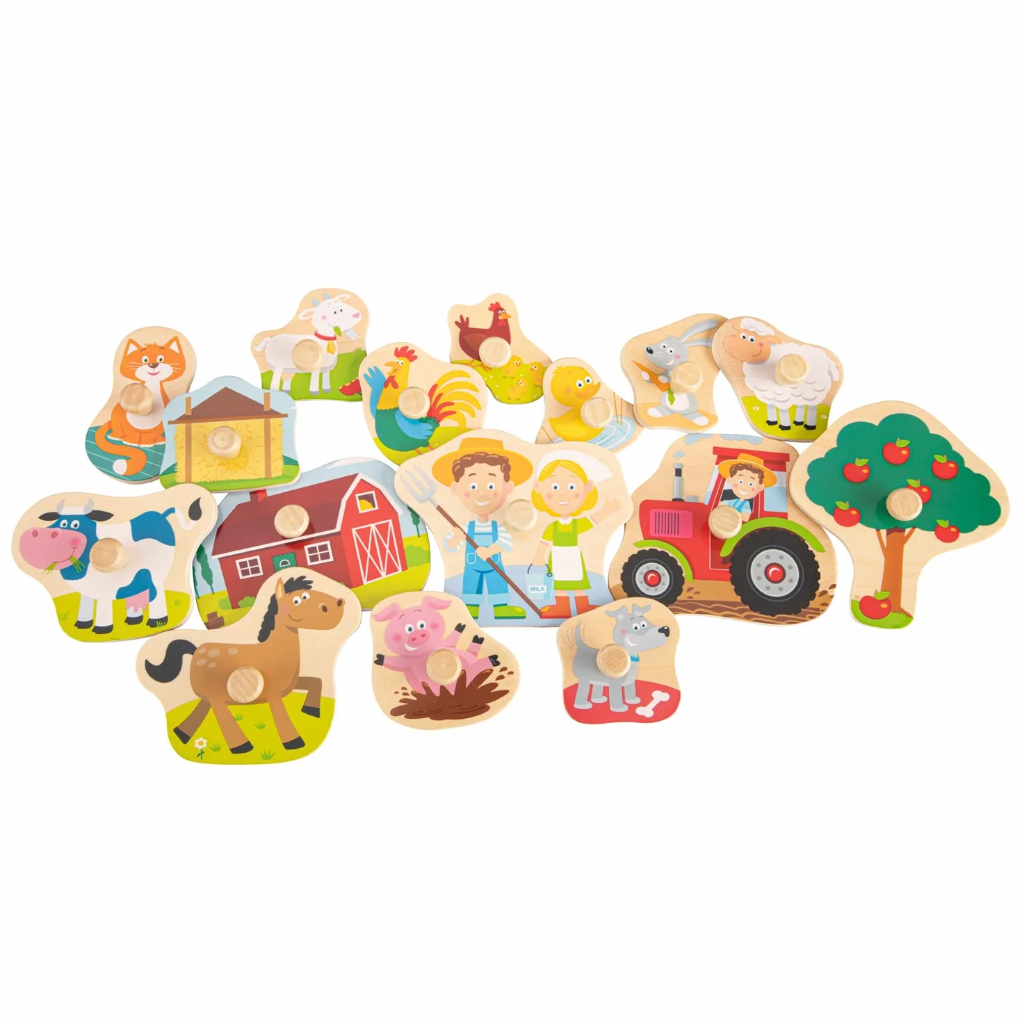 New Classic Toys Peg Puzzle Farm