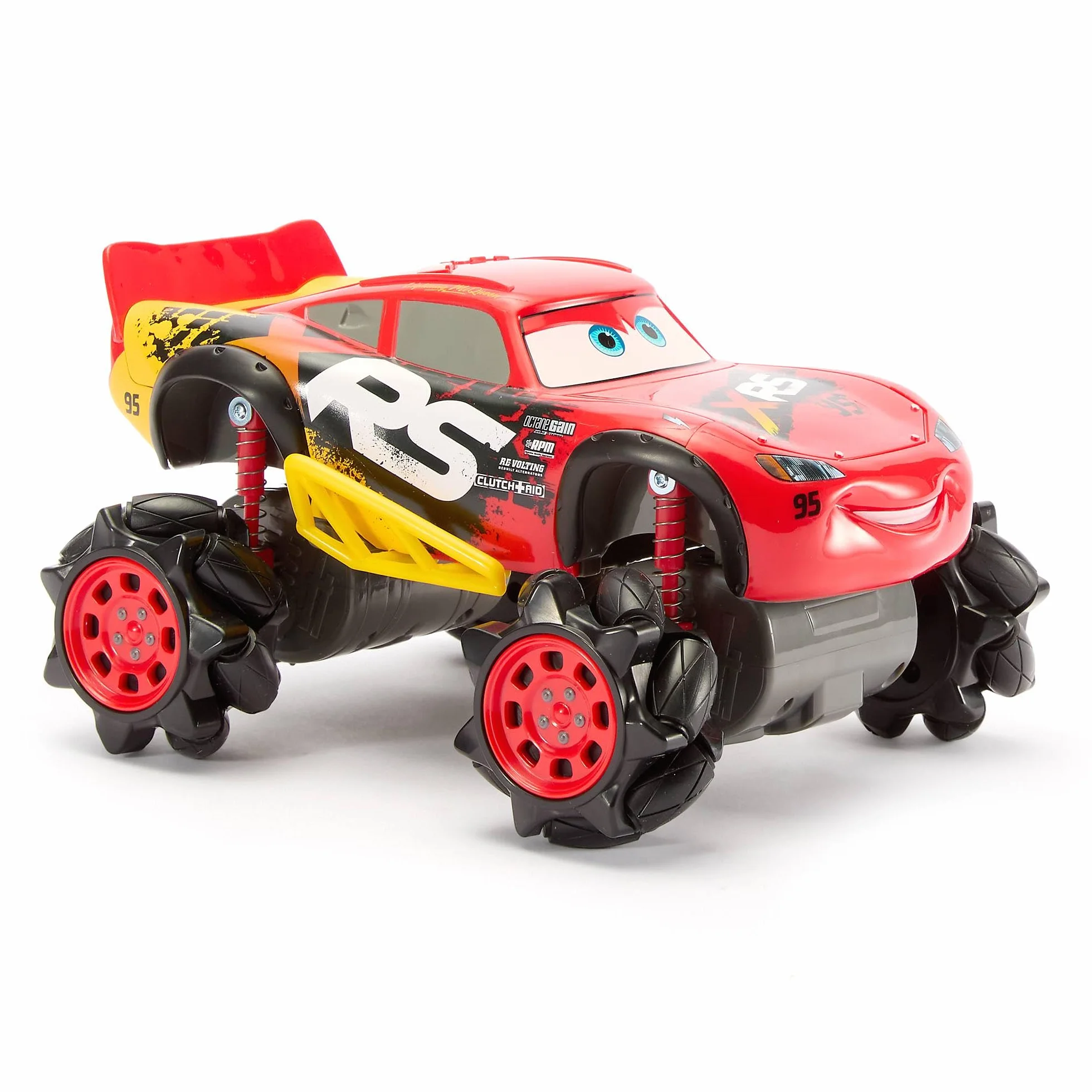 Disney Store Official, Cars, Rayo Mcqueen, Coche teledirigido, 25 cm, para niños, Juguete teledirigido de Alta Velocidad con Ruedas extragrandes y Giro de 360°, para Mayores de 3 años