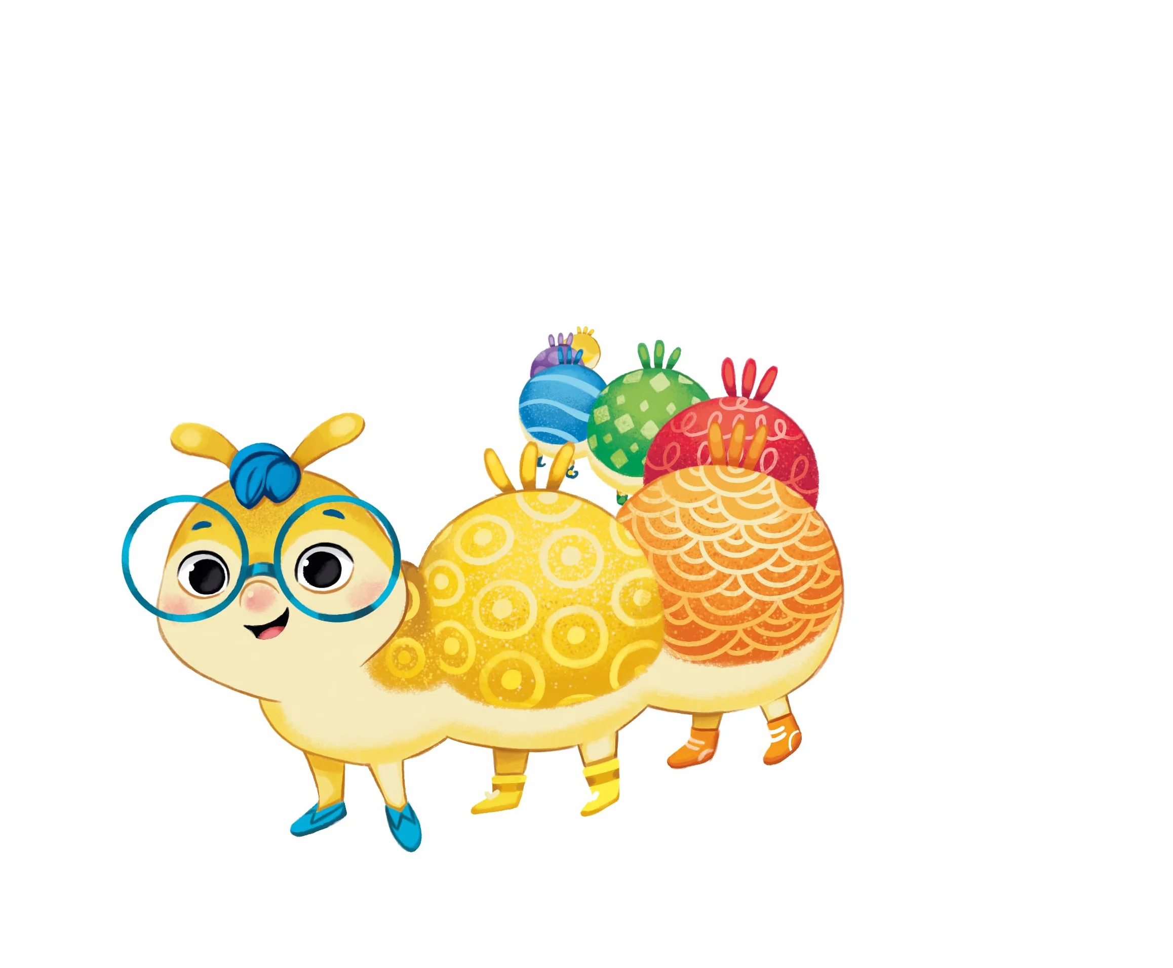 HABA 1306985001 Juego de Oruga Arco Iris, Multicolor