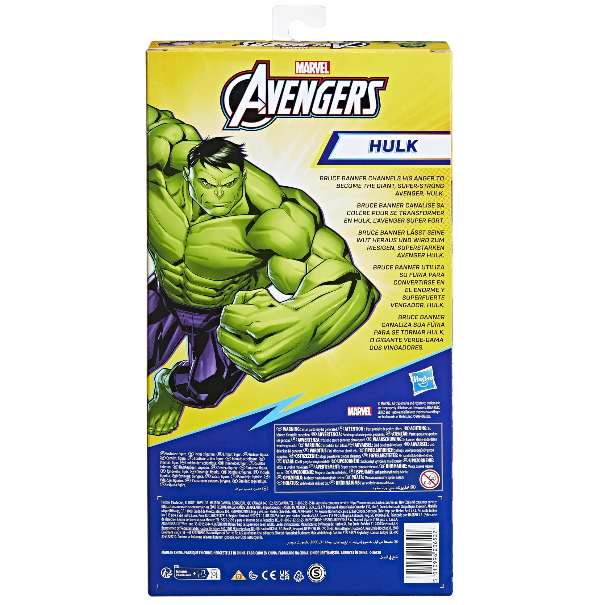Marvel Avengers Titan Hero Series Blast Gear Hulk Figura de Acción de Lujo 30 cm