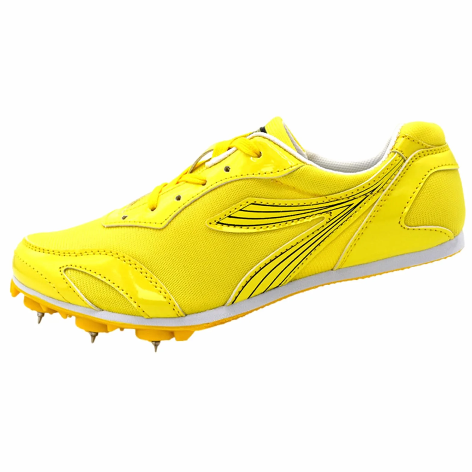 Zapatos con Clavos para Pista y Campo, Zapatillas de Atletismo Clavos, Transpirables de Malla, Unisex