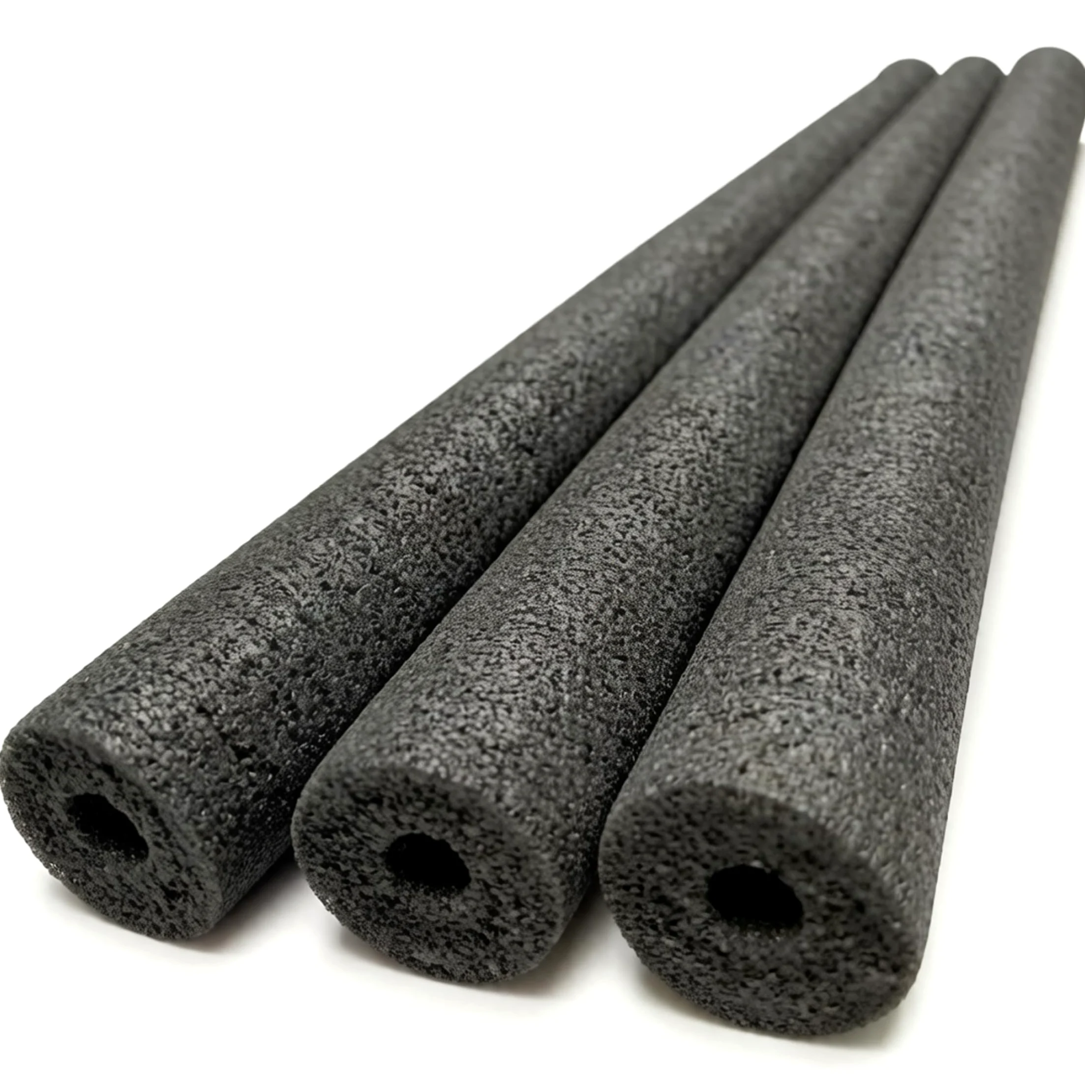 Black Pool Noodles, Paquete de 3 Espuma Hueca de 52 Pulgadas | Estructura flotante liviana, ideal para fiestas en la piscina, adecuada para todas las edades