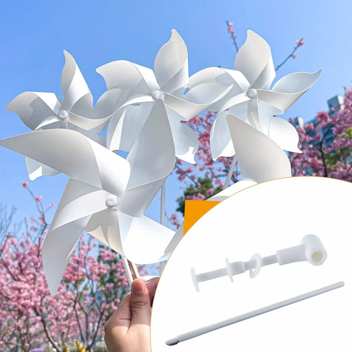30 Varillas De Repuesto Para Molinillos De Viento, Para Jardín, Manualidades, Proyectos De Molinos De Viento, Varillas De PVC.