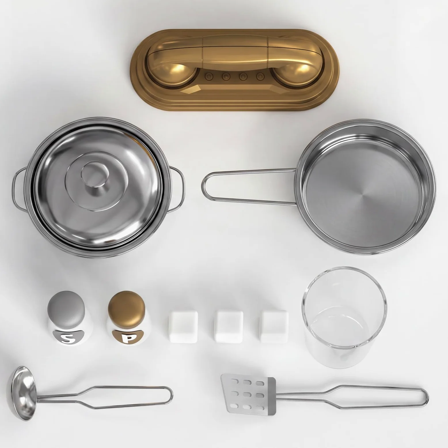 Cocina Juguete para Niños, Cocinita Infantil con Sonido Fogón Grifo Fregadero Microondas Reloj Máquina De Hielo y Accesorios De Cocina, Cocinita De Madera Infantil y 3 Años +, Educativo Imitación