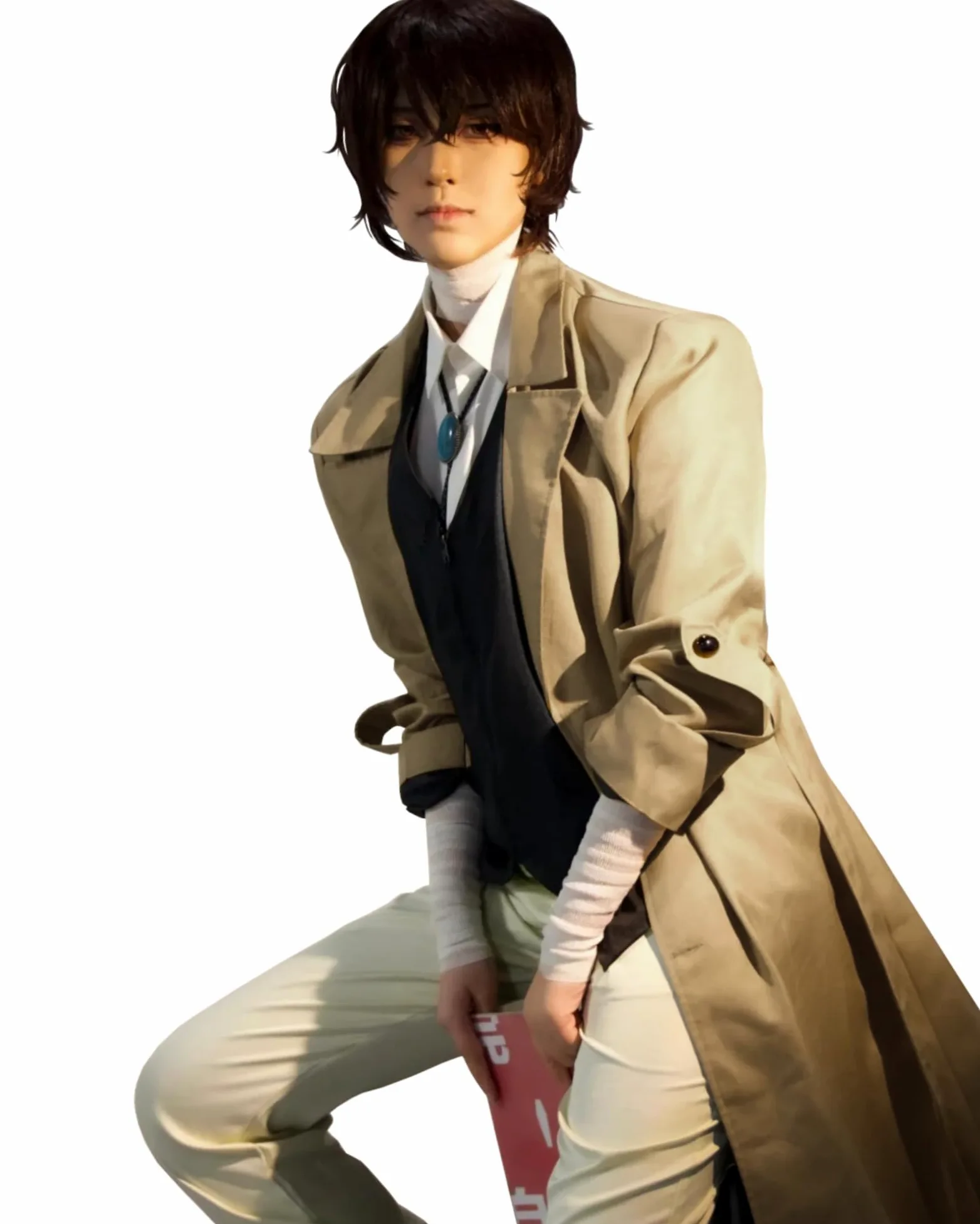 Bungo Stray Dogs Cosplay Dazai Osamu Cosplay Anime Cosplay Dazai Osamu Disfraz Carnaval Disfraz Bungo Stray Dogs Disfraces para todos los personajes