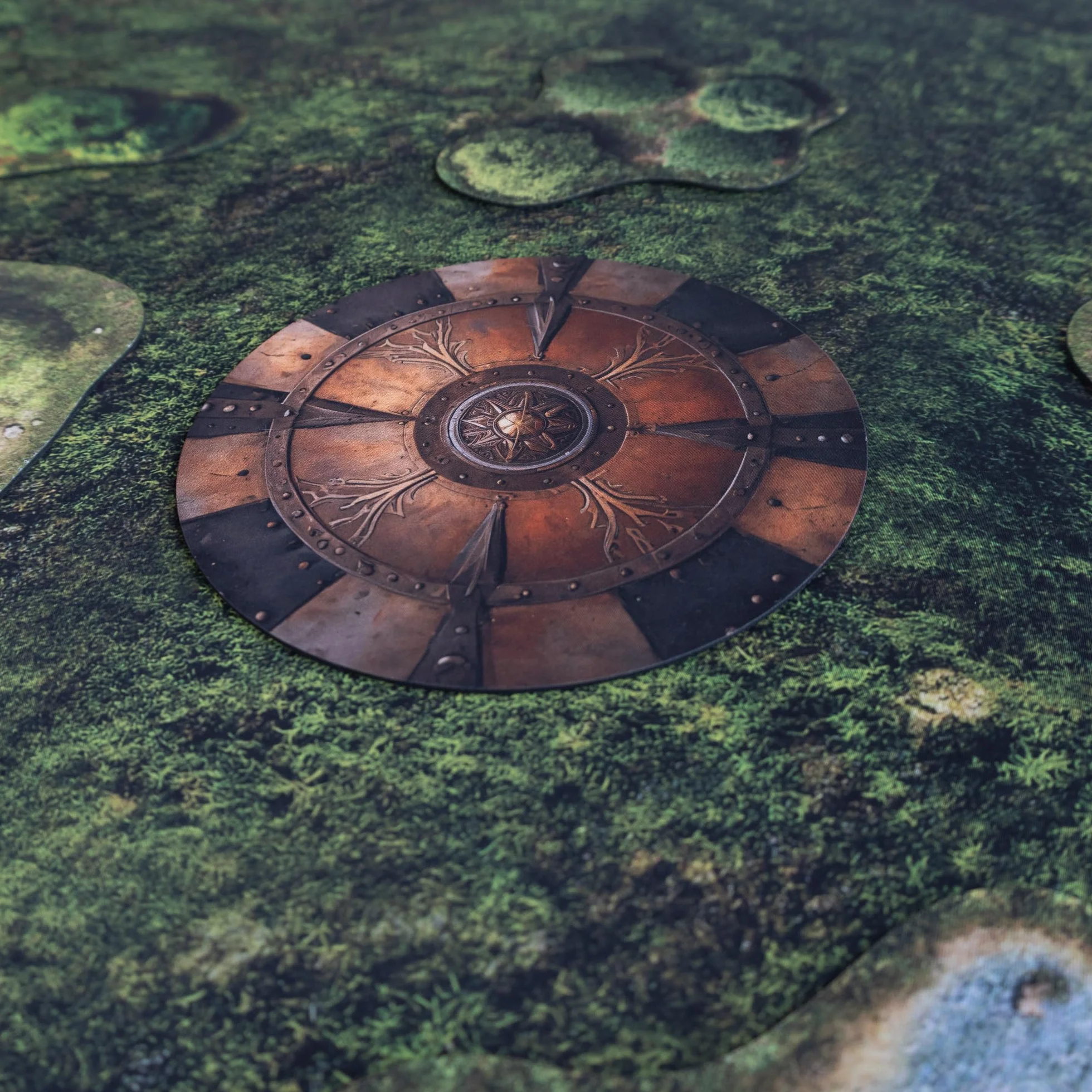 PLAYMATS Marcador de Goma para la Edad de Sigmar 4e – Old Gods Shield