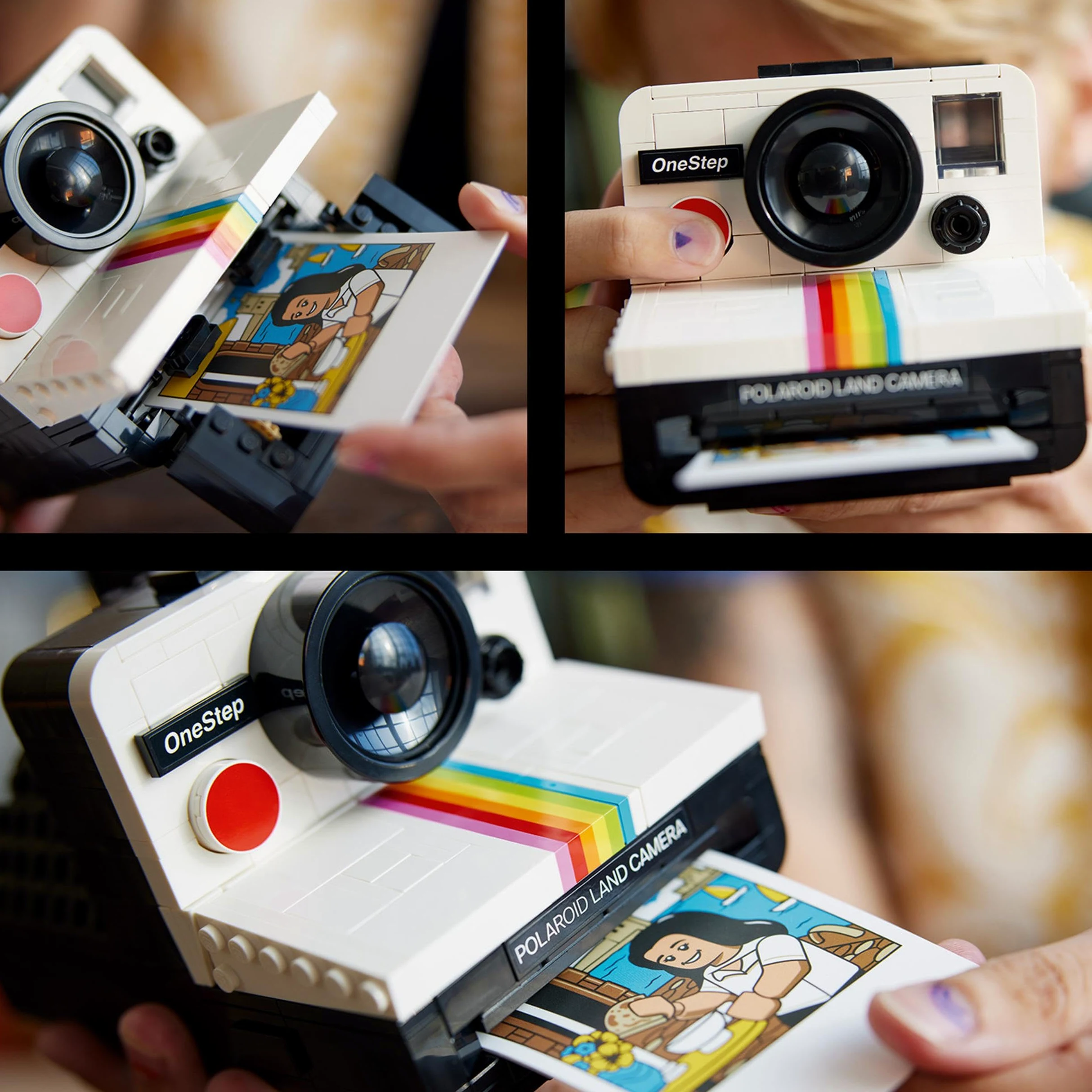 LEGO Lote Fotografía Incluye: Ideas Cámara Polaroid OneStep SX-70 (21345) Maqueta para Adultos y Creator 3 en 1 Cámara Retro (31147) de Juguete para Niños y Niñas de 8 Años o Más, Regalo Fotógrafos