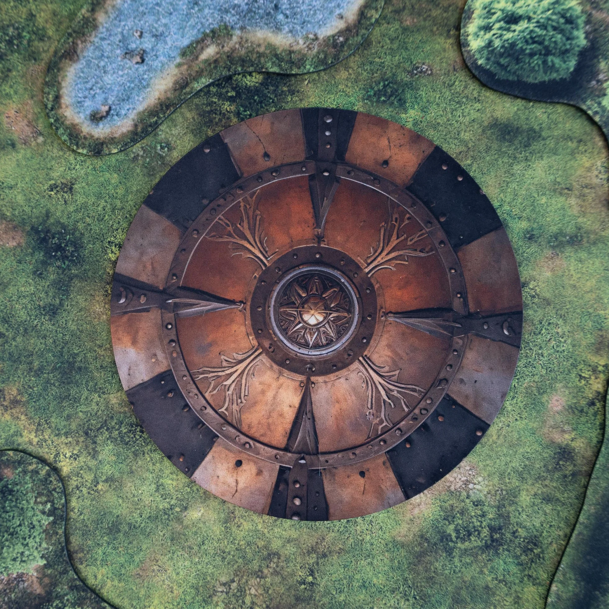 PLAYMATS Marcador de Goma para la Edad de Sigmar 4e – Old Gods Shield