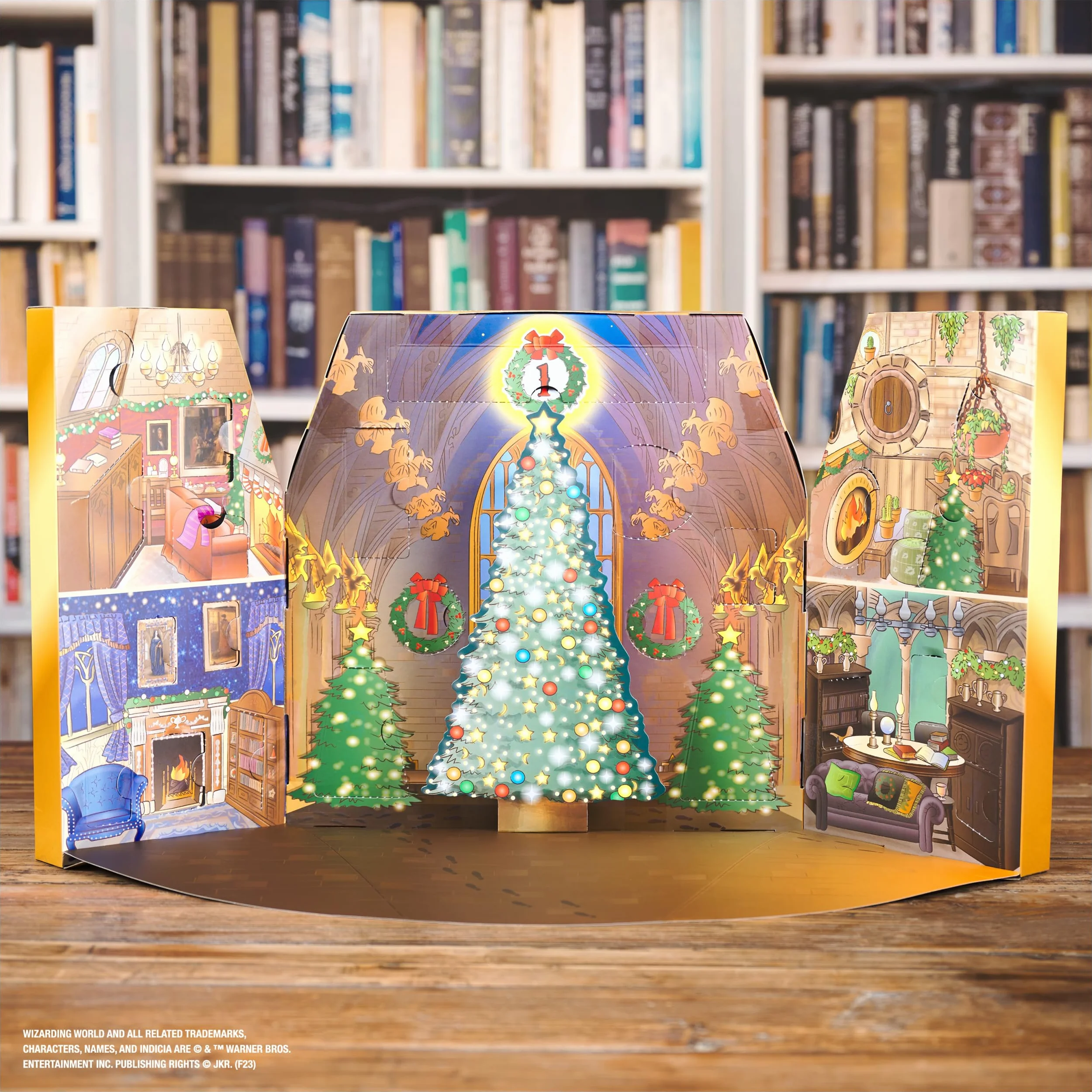 Wizarding World, Harry Potter, Calendario de Adviento de Magical Minis con 24 regalos, Calendario de cuenta atrás para Navidad con juguetes sorpresa, Juguetes para niños y niñas a partir de 6 años