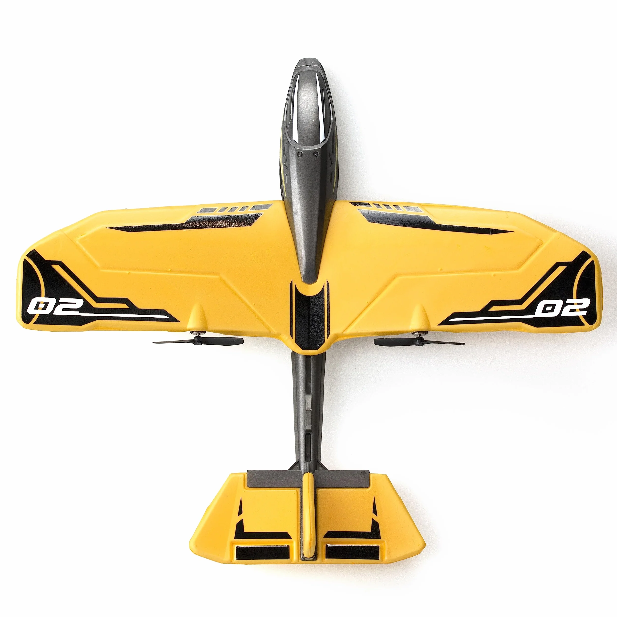 Flybotic - Avión Teledirigido Hornet EVO - Material con Memoria de Forma - Juguete Radiocomandado Volador para niños y Adultos - Interior/Exterior - A Partir de 8 años.