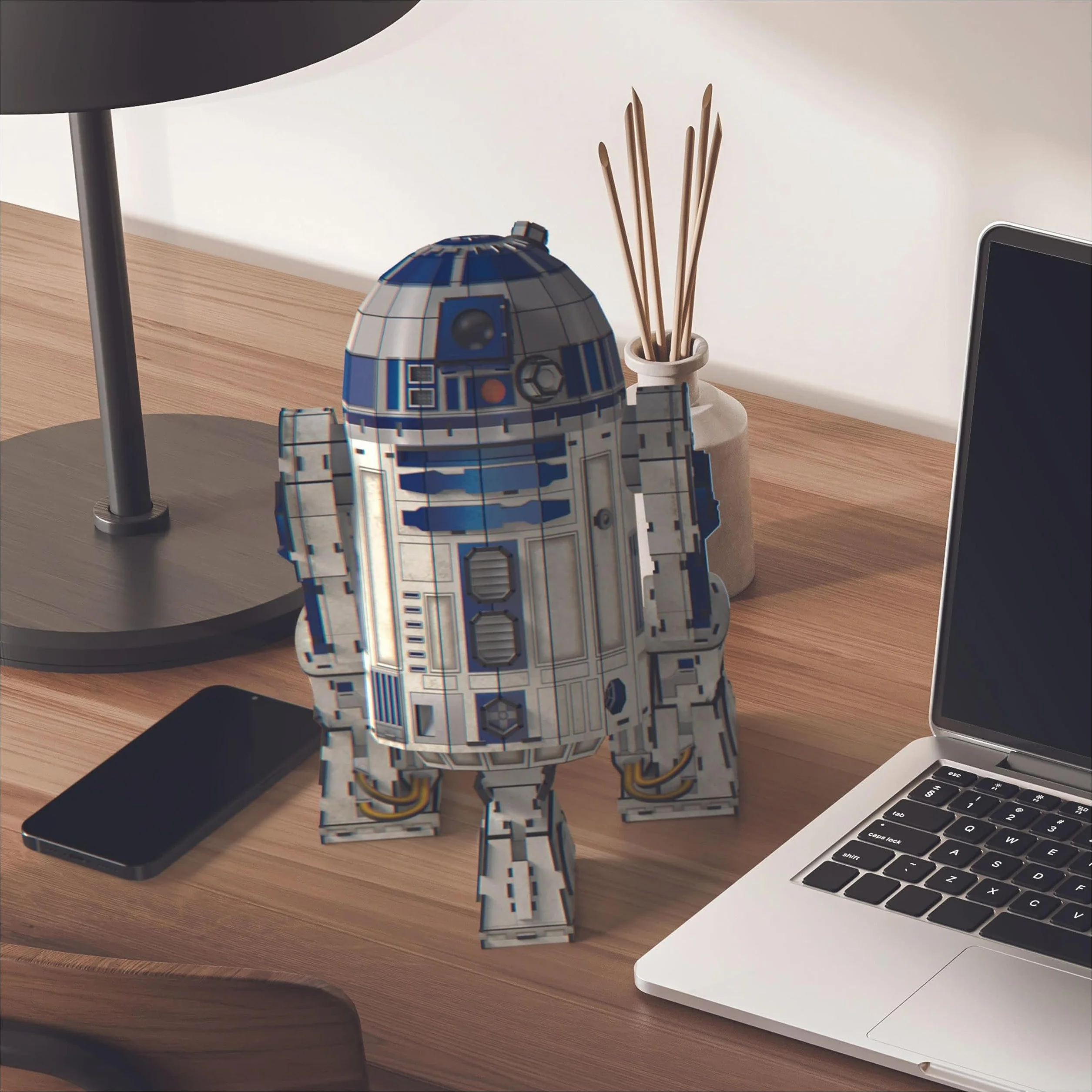Puzz4D Maqueta R2-D2 Puzzle 3D Star Wars Maquetas para Construir Adultos Juegos de Mesa Juguetes Niños 12 Años