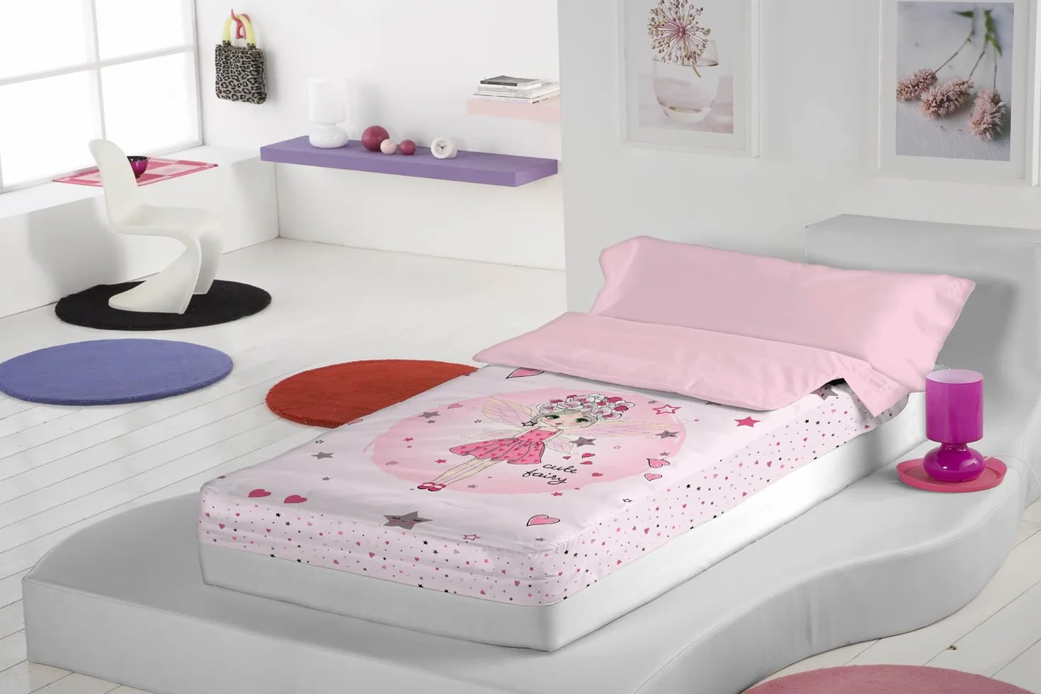Montse Interiors, S.L. Saco nórdico Estampado Digital con Cremallera (Carina, Cama de 90)
