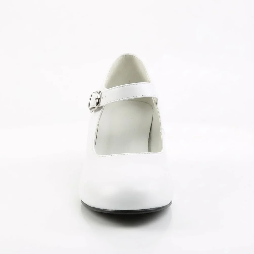 Zapatos de Baile Flamenca Tacones para Niña Blanco y Negro Hechos a Mano España