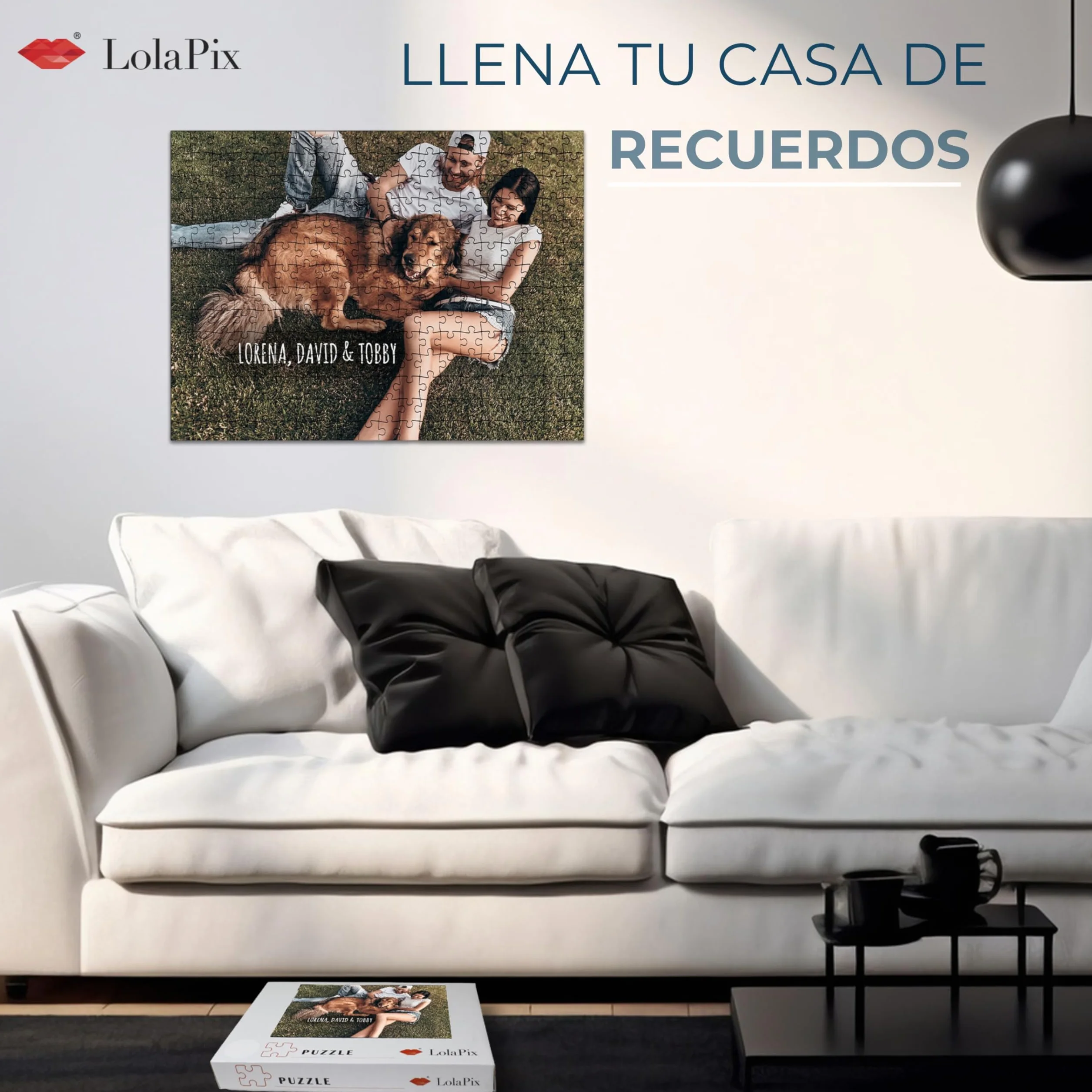Puzzle Personalizado con Foto 500/1000 Piezas 68x48CM. Puzzles Personalizados con Fotos y Texto. Rompecabezas Personalizado Adultos y Niños. Regalo Día de la Madre. Regalos Originales Mujer y Hombre.