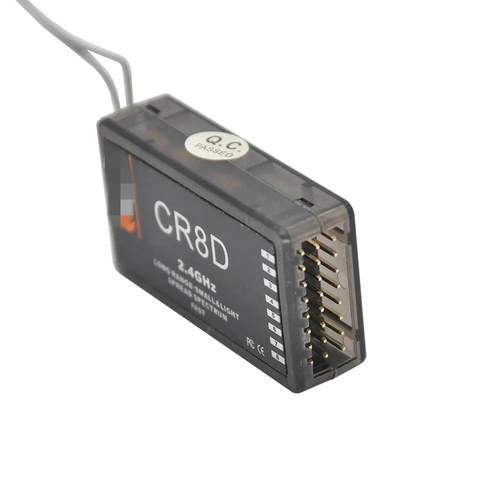Receptor CR8D 2,4 GHz 8 Canales Compatible con módulo DSSS CT8F/CT8J /CT8Z/CT3F/ V2