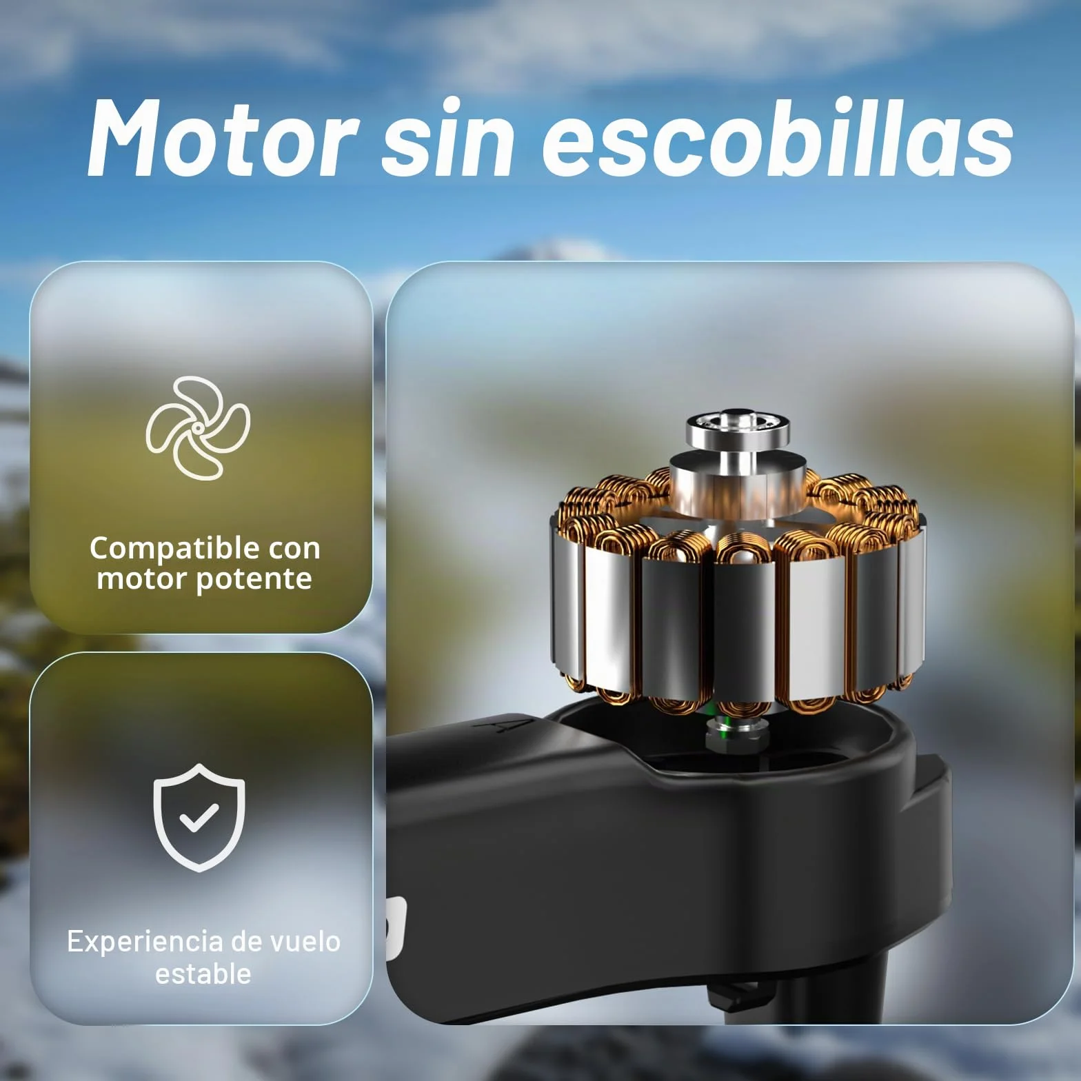 F417PRO Drone con Cámara 1080P para Adultos Niños, Mini Drone con Pantalla, Doble Lente 90°, LED, Flujo Óptico, Batería Modular, Principiantes, Despegue 1 Tecla, Sin Cabeza, Flip 3D, Maletín