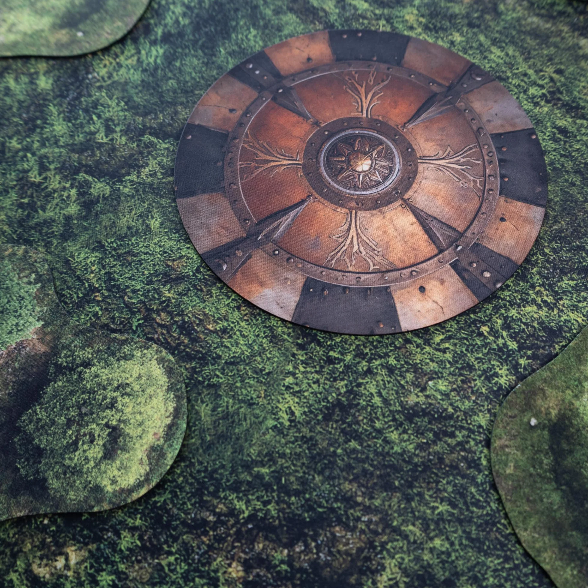 PLAYMATS Marcador de Goma para la Edad de Sigmar 4e – Old Gods Shield