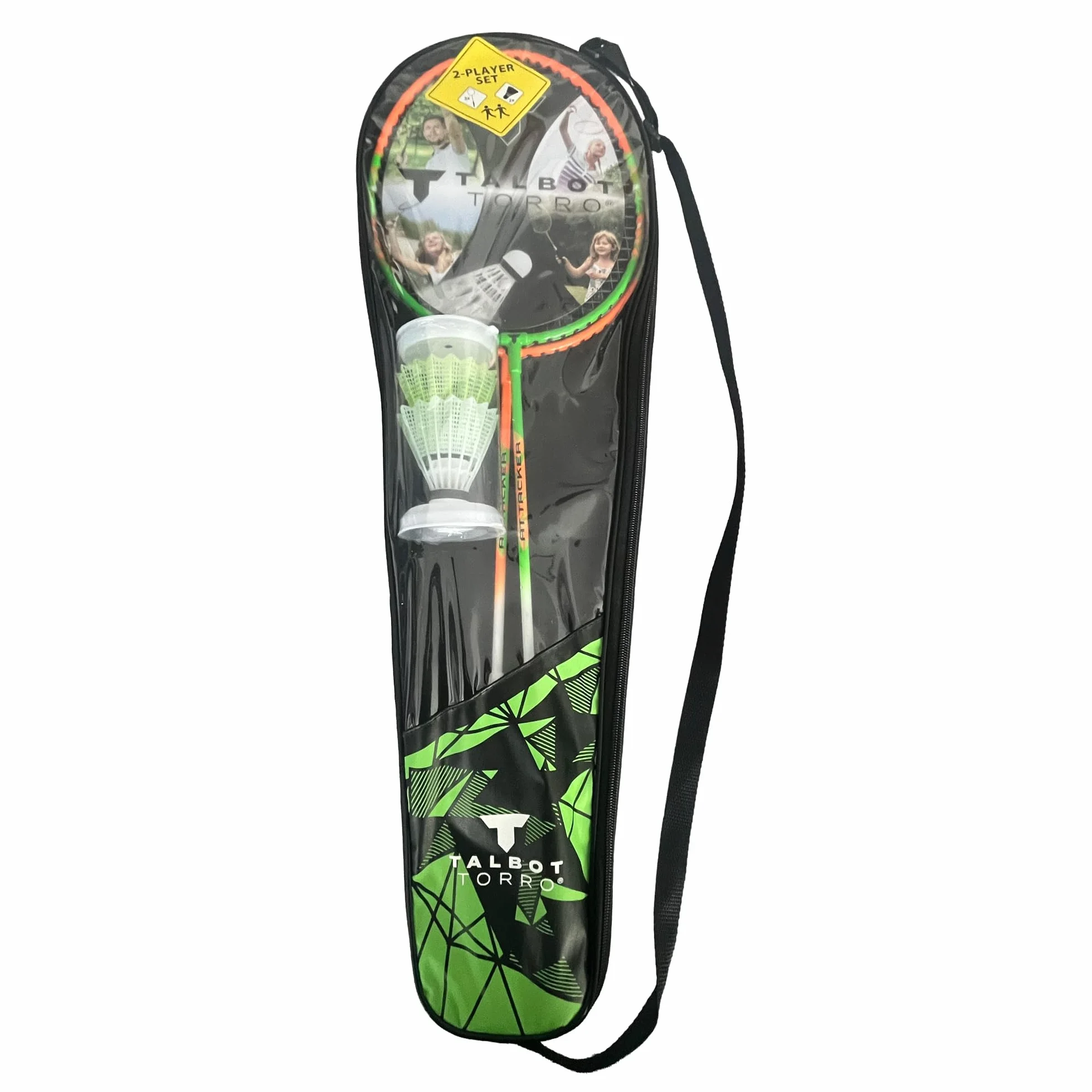 Talbot Torro Set de Badminton 2 Raquetas 2 Volantes Bolso