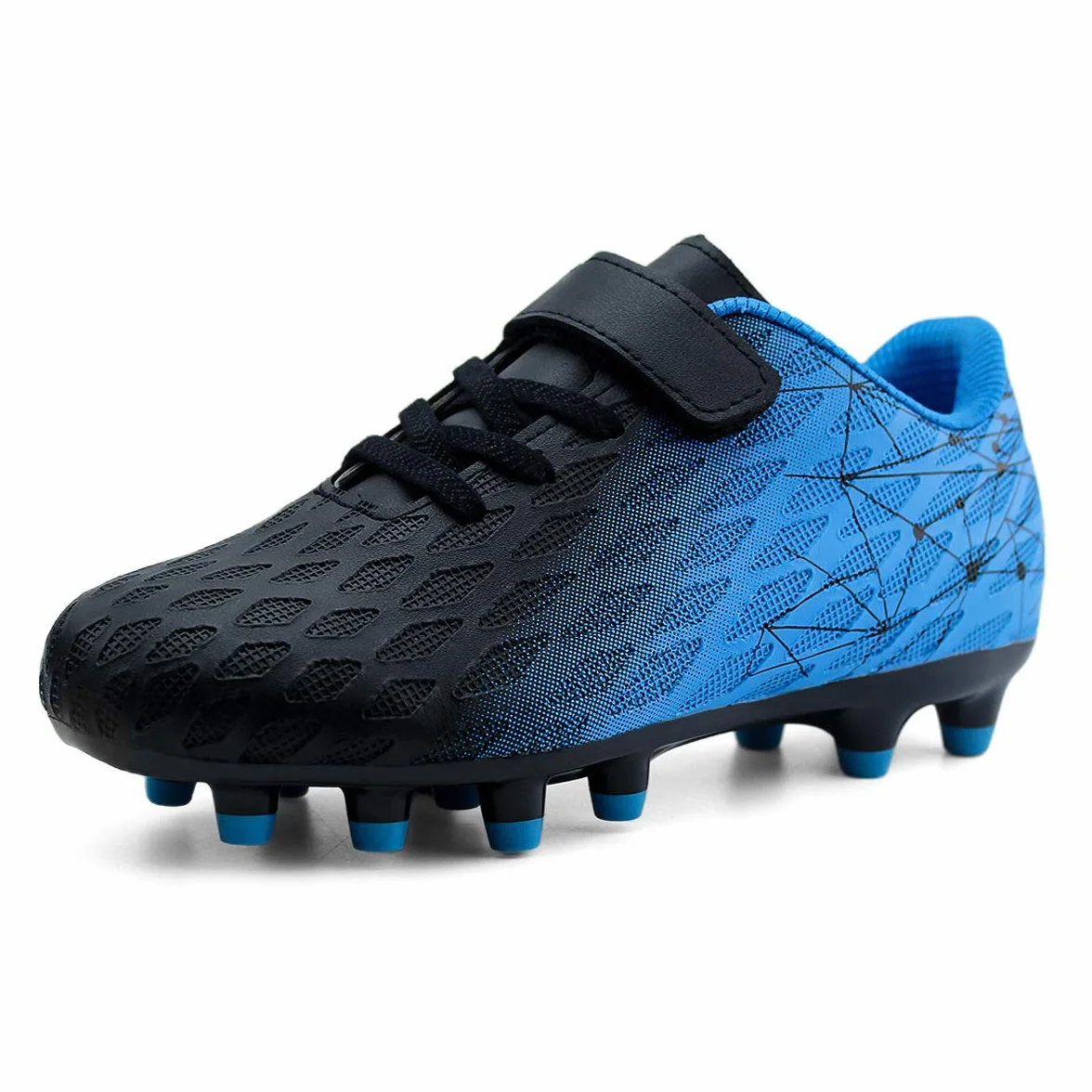 JABASIC Kids Firm Ground Botas de Fútbol para Niños y Niñas