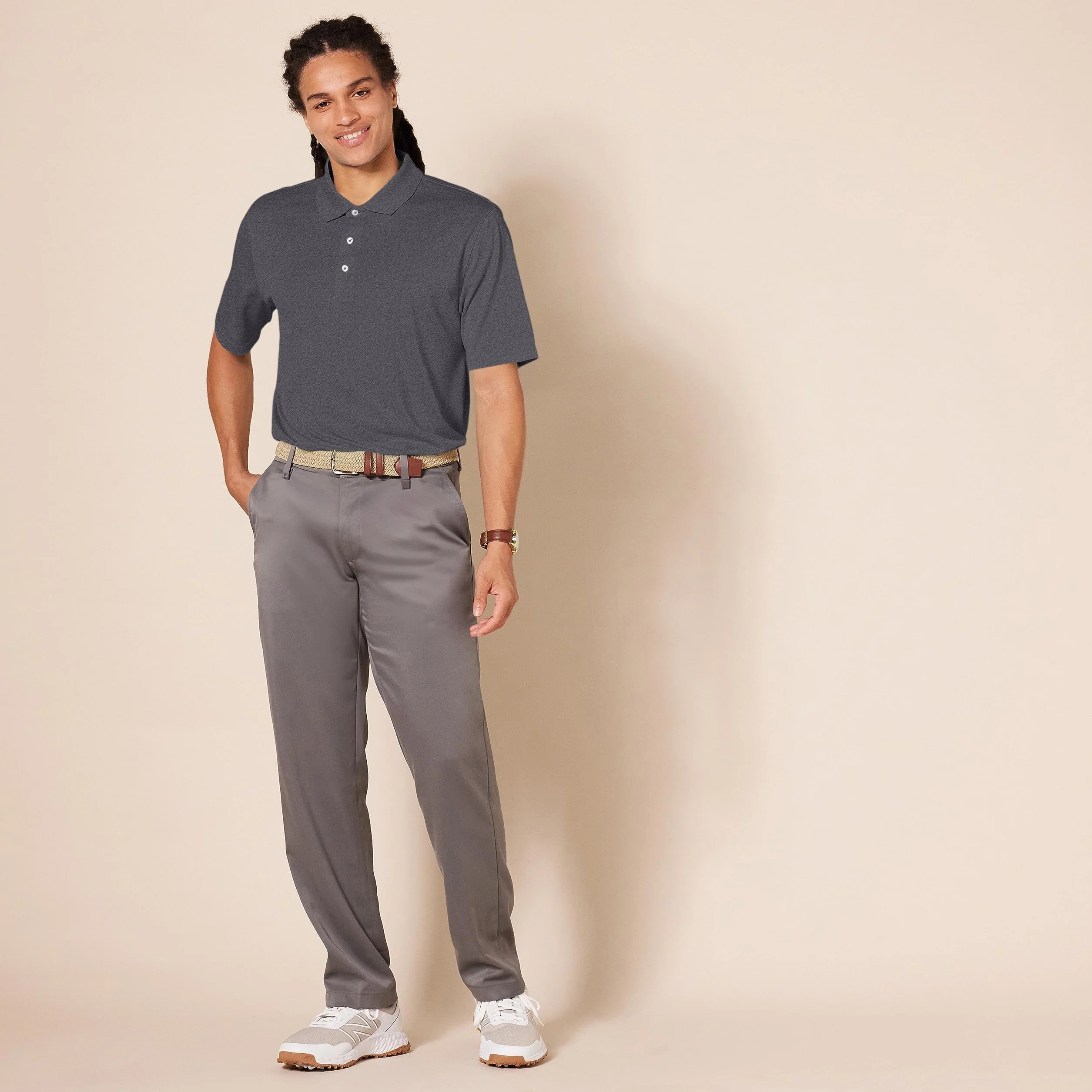 Amazon Essentials Polo de Golf Hombre, Secado Rápido, Manga Corta