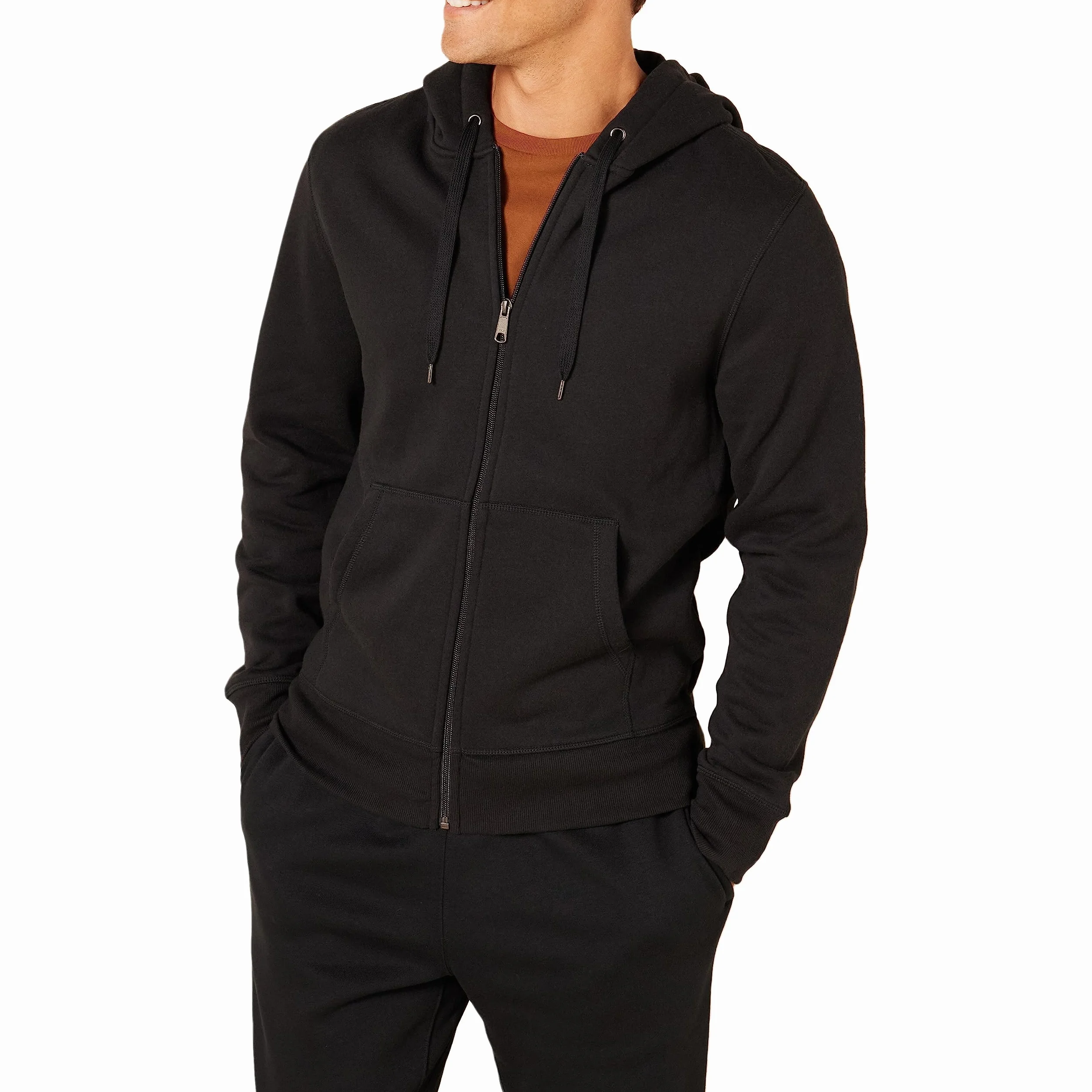 Amazon Essentials Chaqueta de Felpa con Cremallera Completa Hombre Tallas Grandes