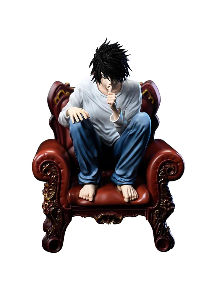 Zhongkaihua 3 figuras de anime modelo L/Amane sofá sentado quieto personaje de dibujos animados luz Yagami estatua de PVC coleccionables adornos de escritorio regalos