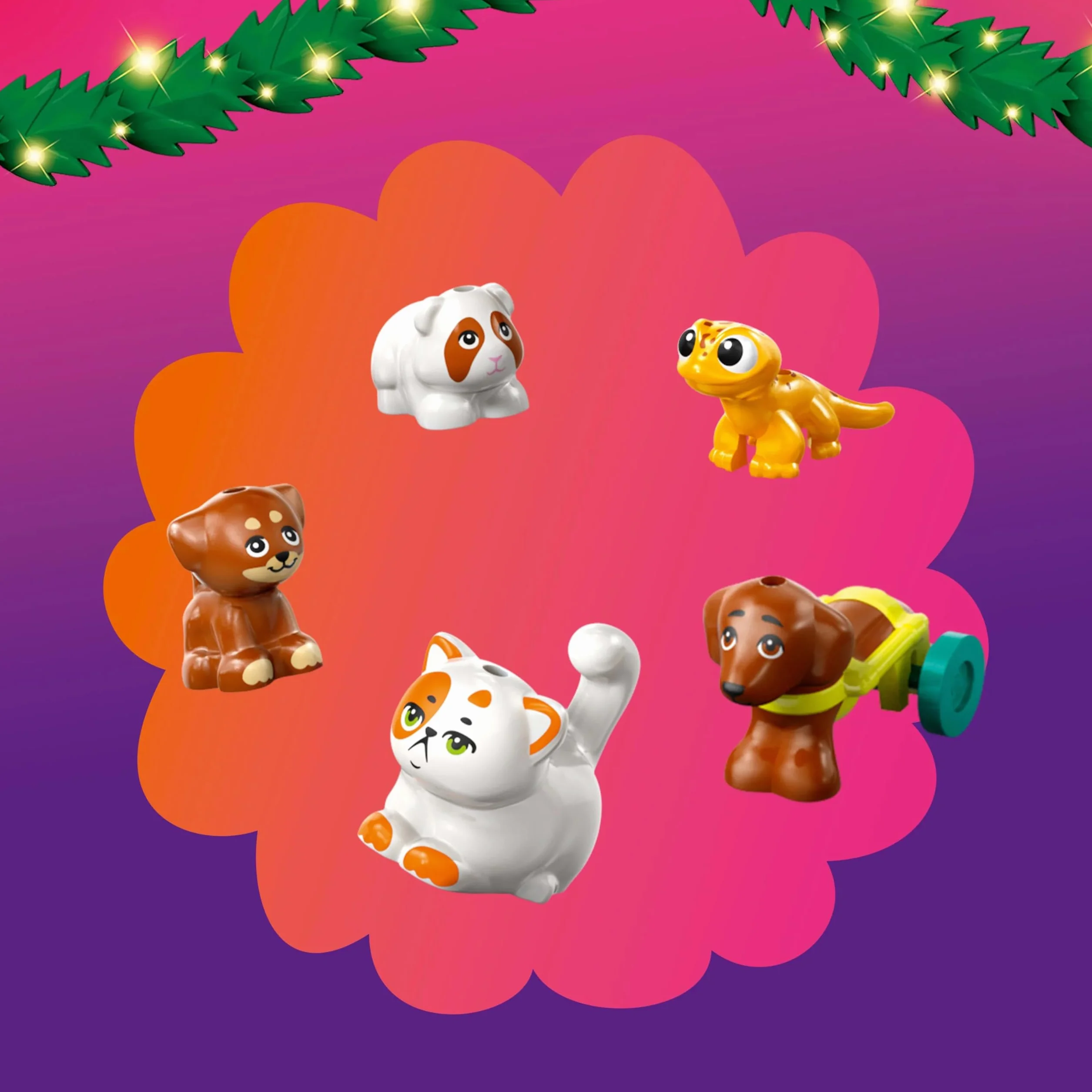 LEGO Friends Calendario de Adviento 2025 para Niñas de 6+ Años - Juguete para la Cuenta Atrás de Navidad con 24 Sorpresas Inc. 5 Mini Muñecas, 5 Figuras de Animales y Accesorios Adorables 42668