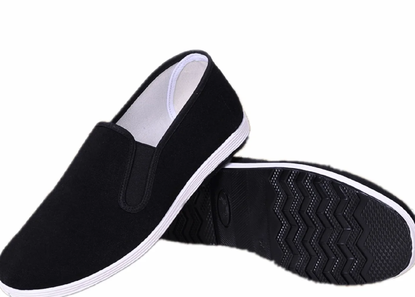 AioTio Chinos Kung Fu Tai Chi Zapatos Suela de Goma Negro