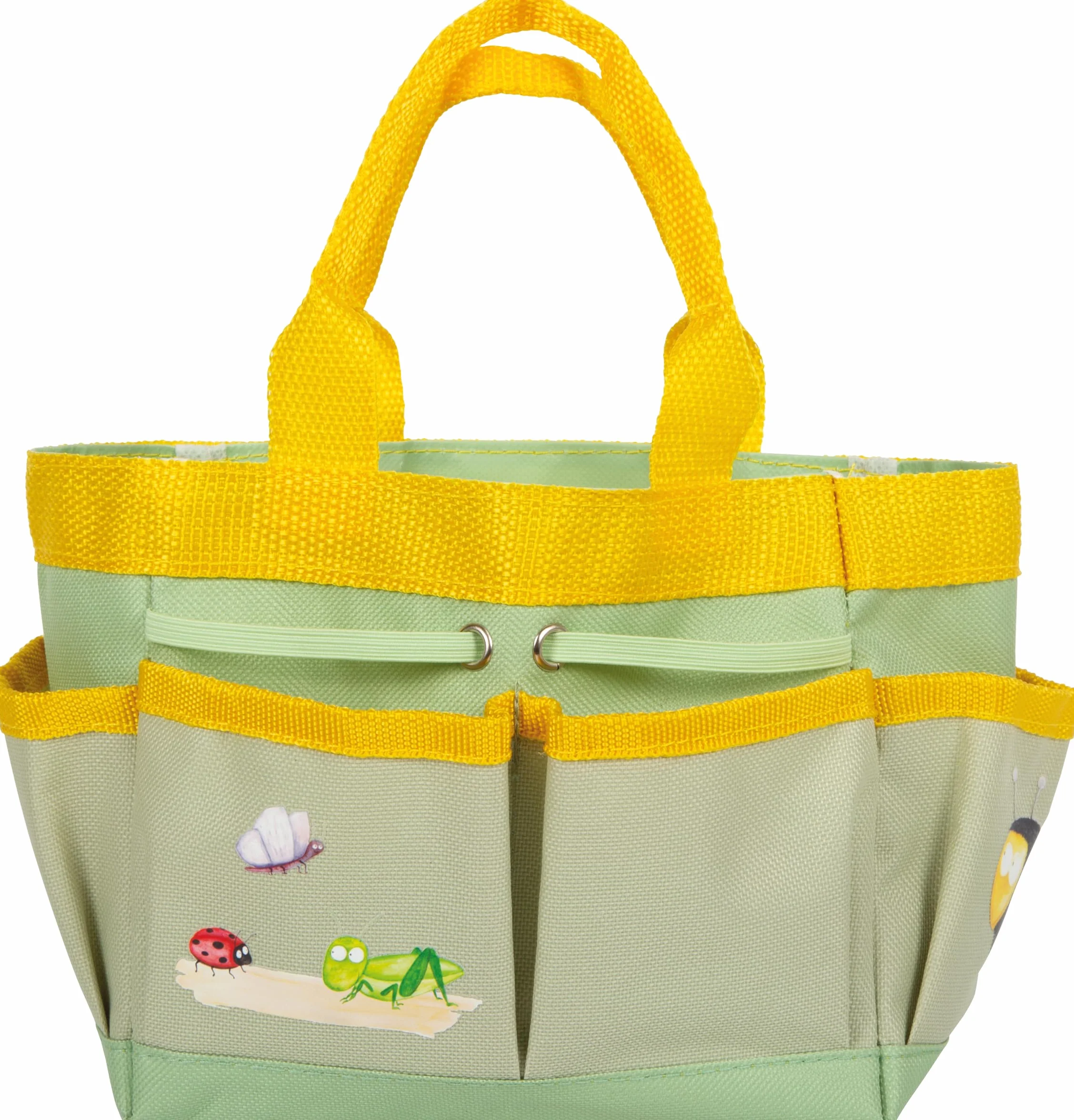 small foot Bolsa Herramientas de jardín Tiny Garden Infantil Madera Metal, a Partir de 3 años, 12664, Multicolor