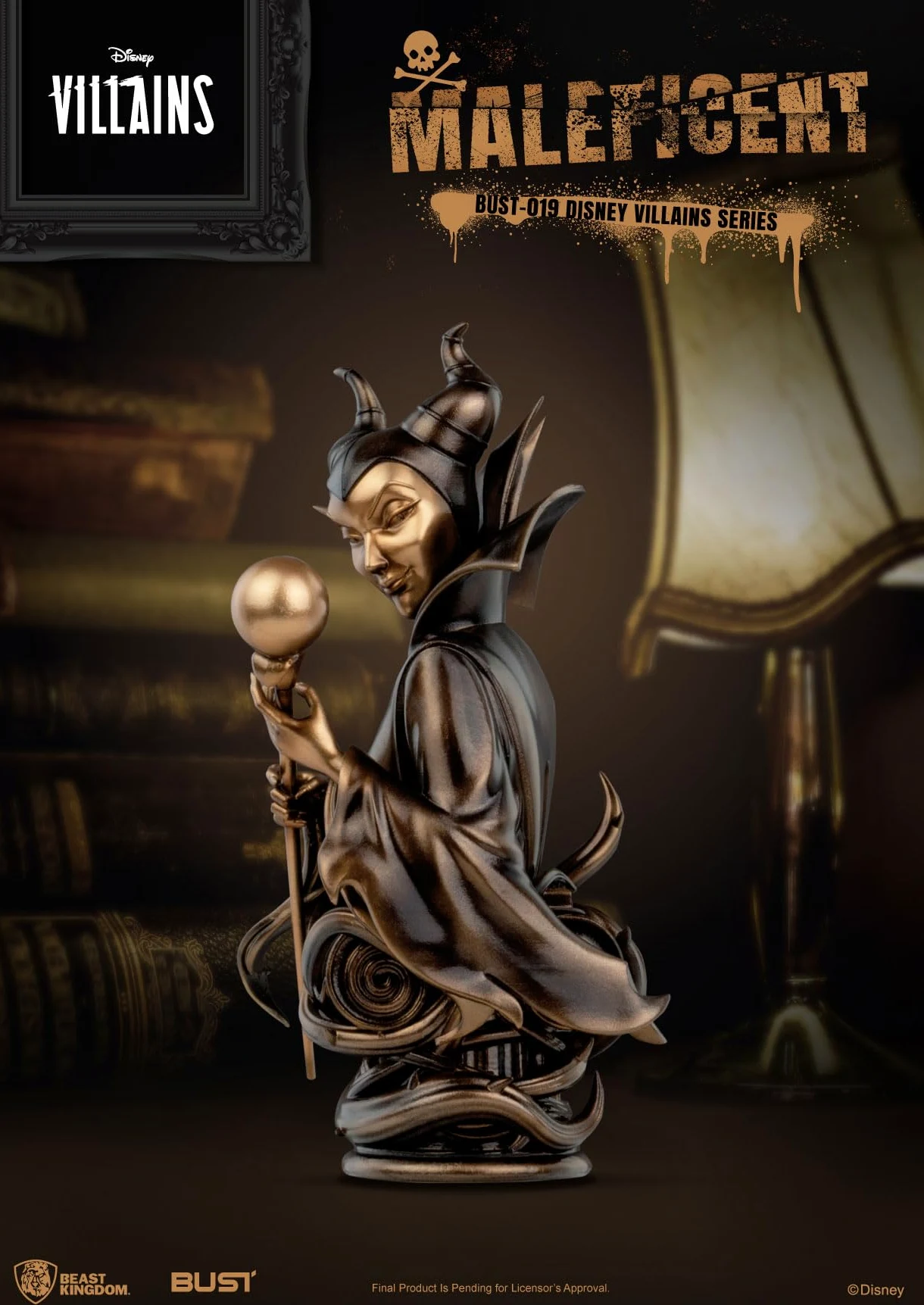Beast Kingdom Toys Disney Villains Series Buste PVC Maléfica 16 cm
