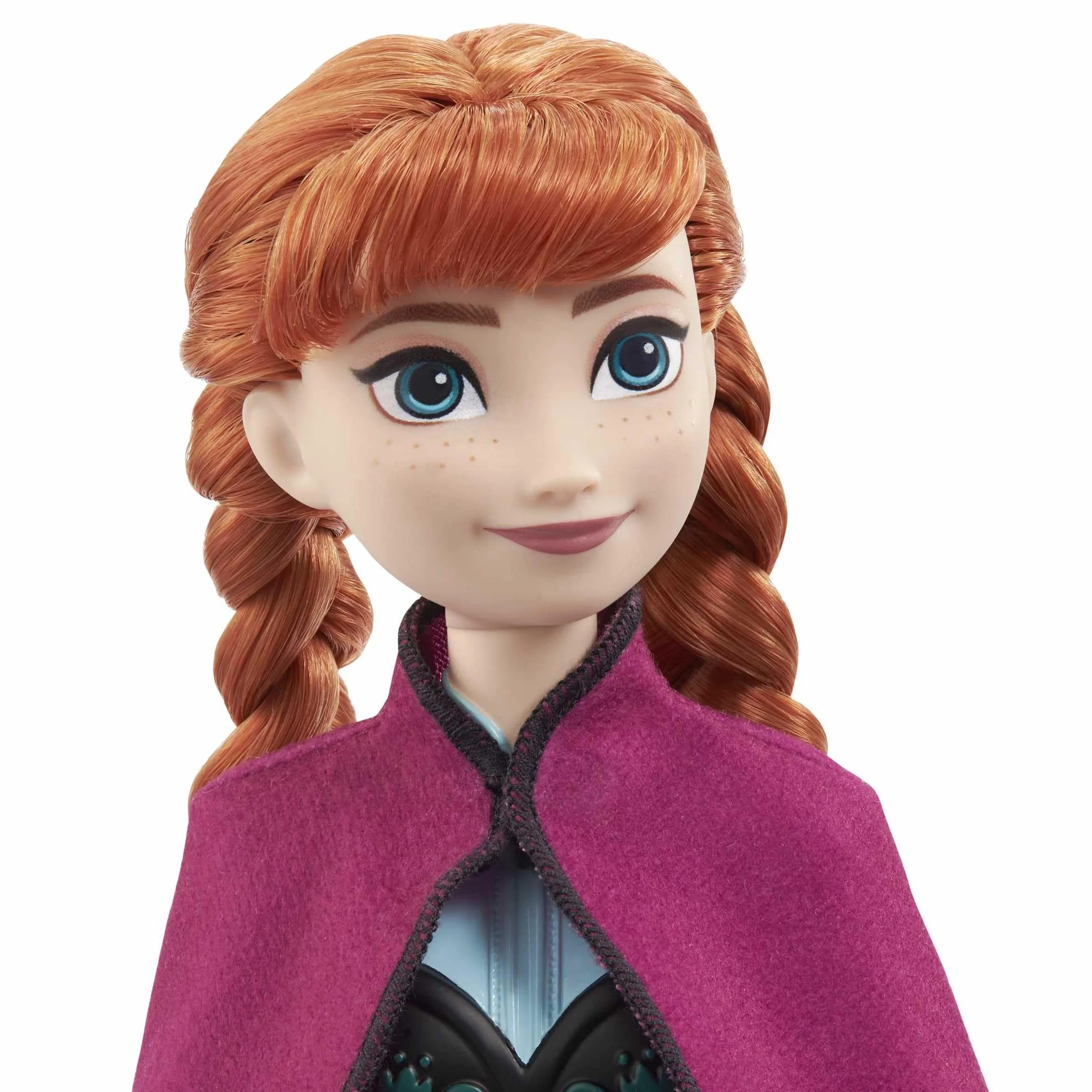 Mattel Disney Frozen 2 Anna viajera Muñeca con look de viaje, juguete +3 años (HLW49)