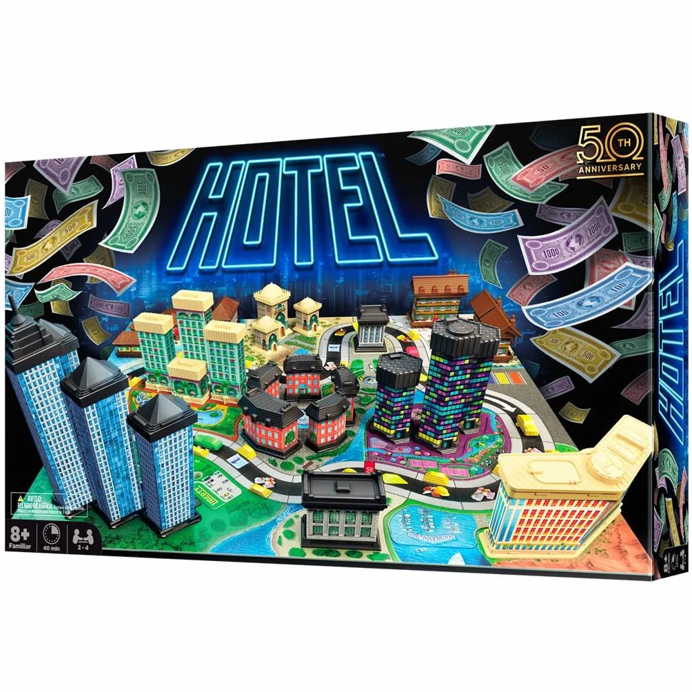 OOBA Ltd. Hotel, Juego de Mesa estratégico, Juego Familiar a Partir de 8 años para 2-4 Jugadores, Juego de Mesa para Familias, 40 Minutos, Español