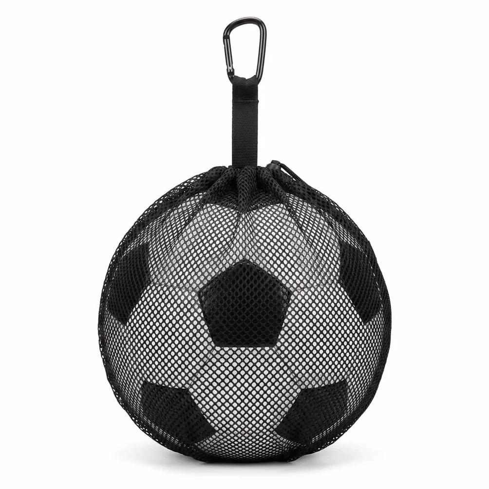Bolsa Red para Baloncesto Futbol Voleibol con Cordon Ajustable, Gancho para Colgar, Transpirable y Portatil