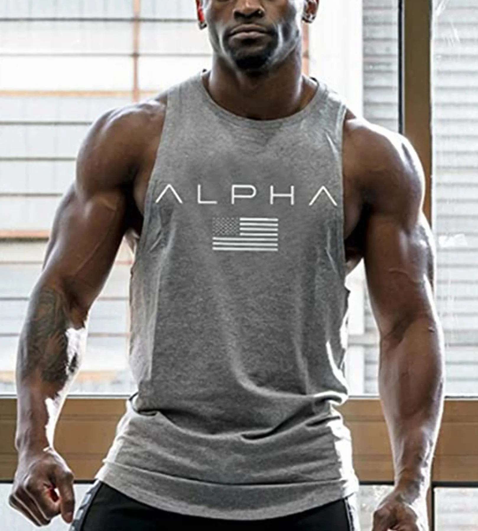 Camiseta Tirantes Hombre Deportiva Bodybuilding Culturismo sin Mangas Fitness Gym