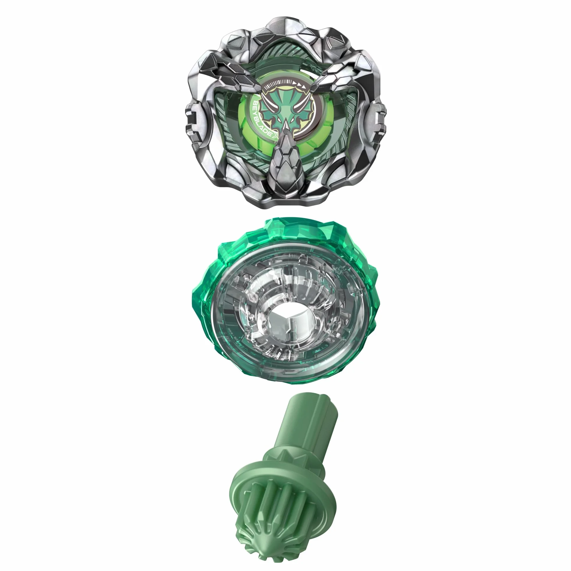 Beyblade X Ridge Triceratops 9-80GN Kit de Refuerzo Takara Tomy Tipo Defensa Juguete Tope Batalla 8+