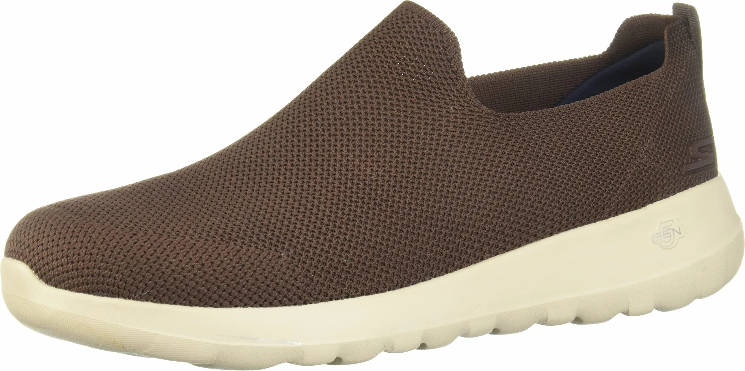 Skechers Go Walk MAX-Athletic Air Mesh Slip on Walking Shoe, Zapatillas para Caminar Hombre, Marrón, 42 EU X-Ancho