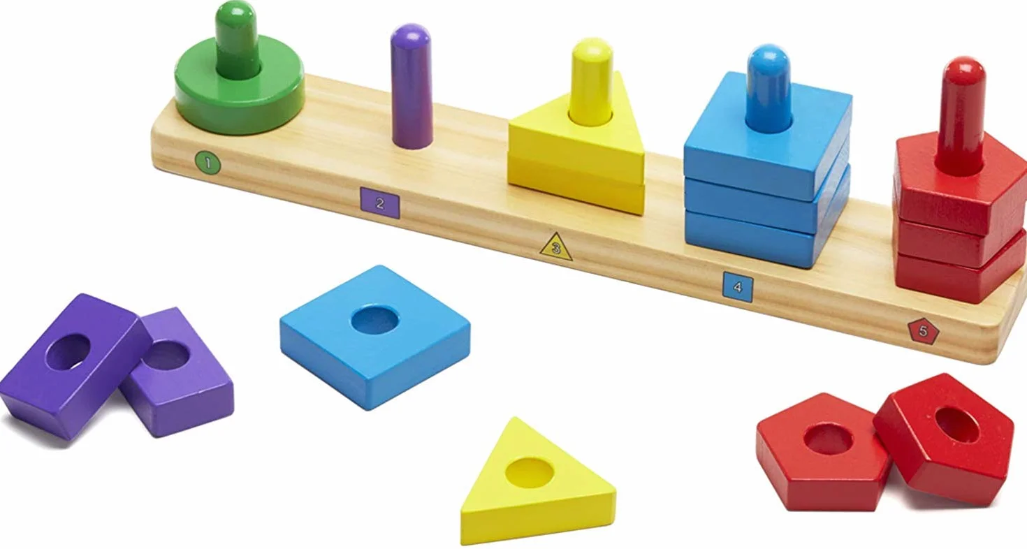 Melissa & Doug Tablero para Apilar Y Clasificar